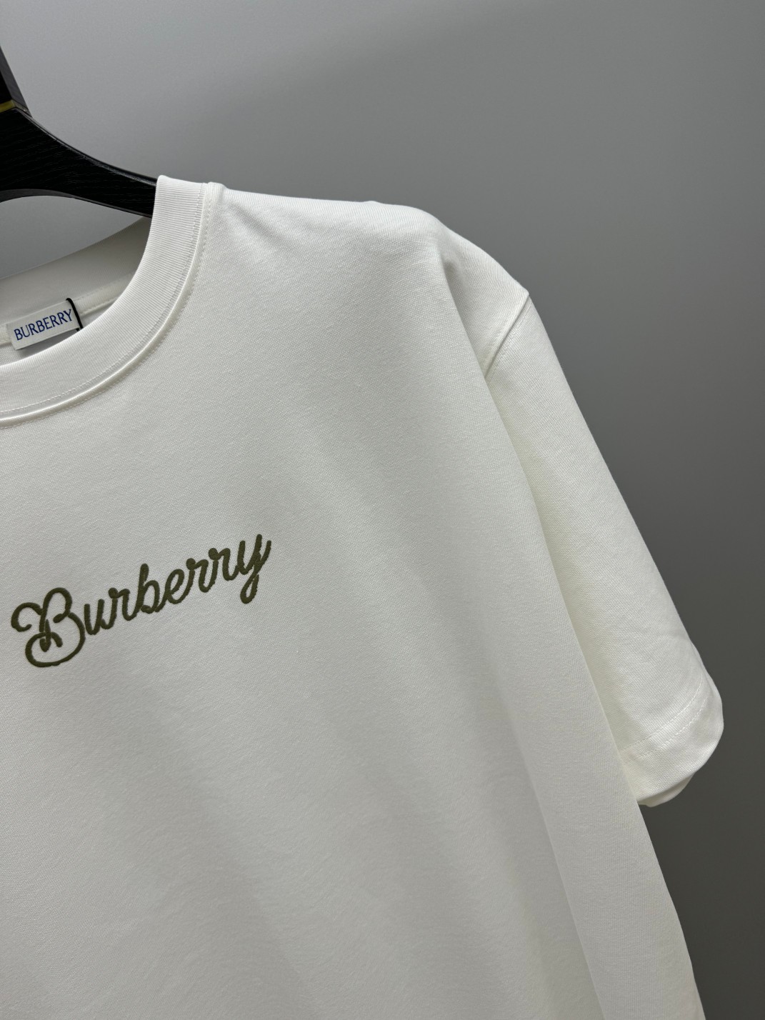 supreme バーバリー t シャツ激安通販 シンプル 純綿Tシャツ 男女兼用 トップス 半袖 ホワイト_4