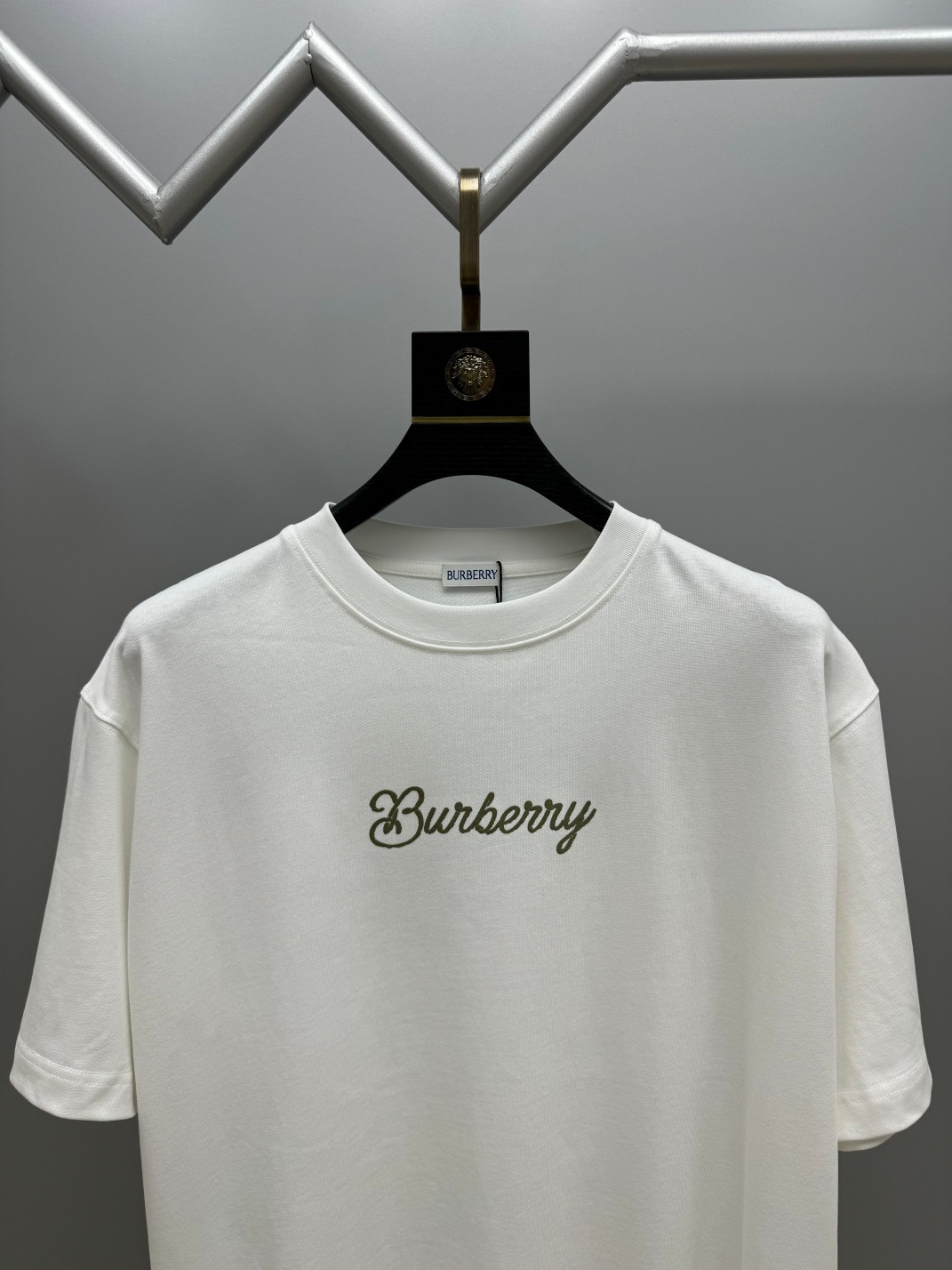 supreme バーバリー t シャツ激安通販 シンプル 純綿Tシャツ 男女兼用 トップス 半袖 ホワイト_5