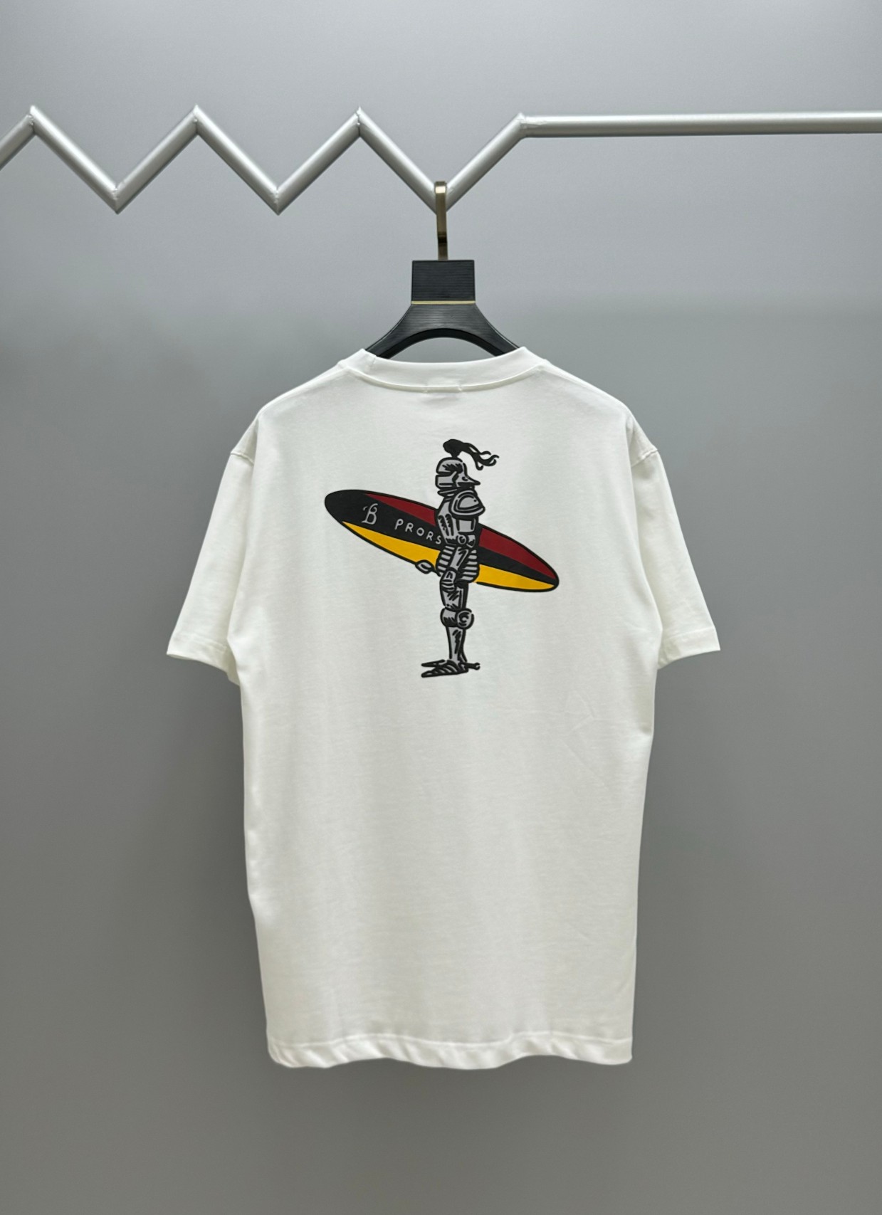 supreme バーバリー t シャツ激安通販 シンプル 純綿Tシャツ 男女兼用 トップス 半袖 ホワイト_6