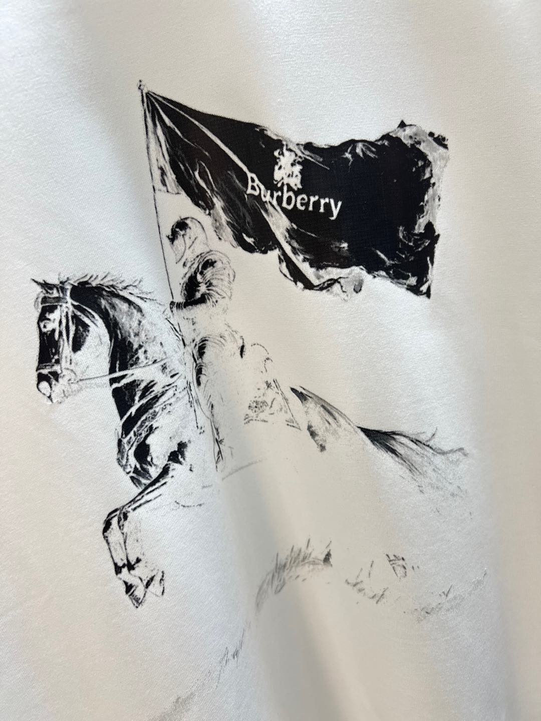 t シャツ バーバリー メンズ偽物 抗菌防臭 シンプル 純綿Tシャツ 男女兼用 トップス 短袖 ホワイト_6