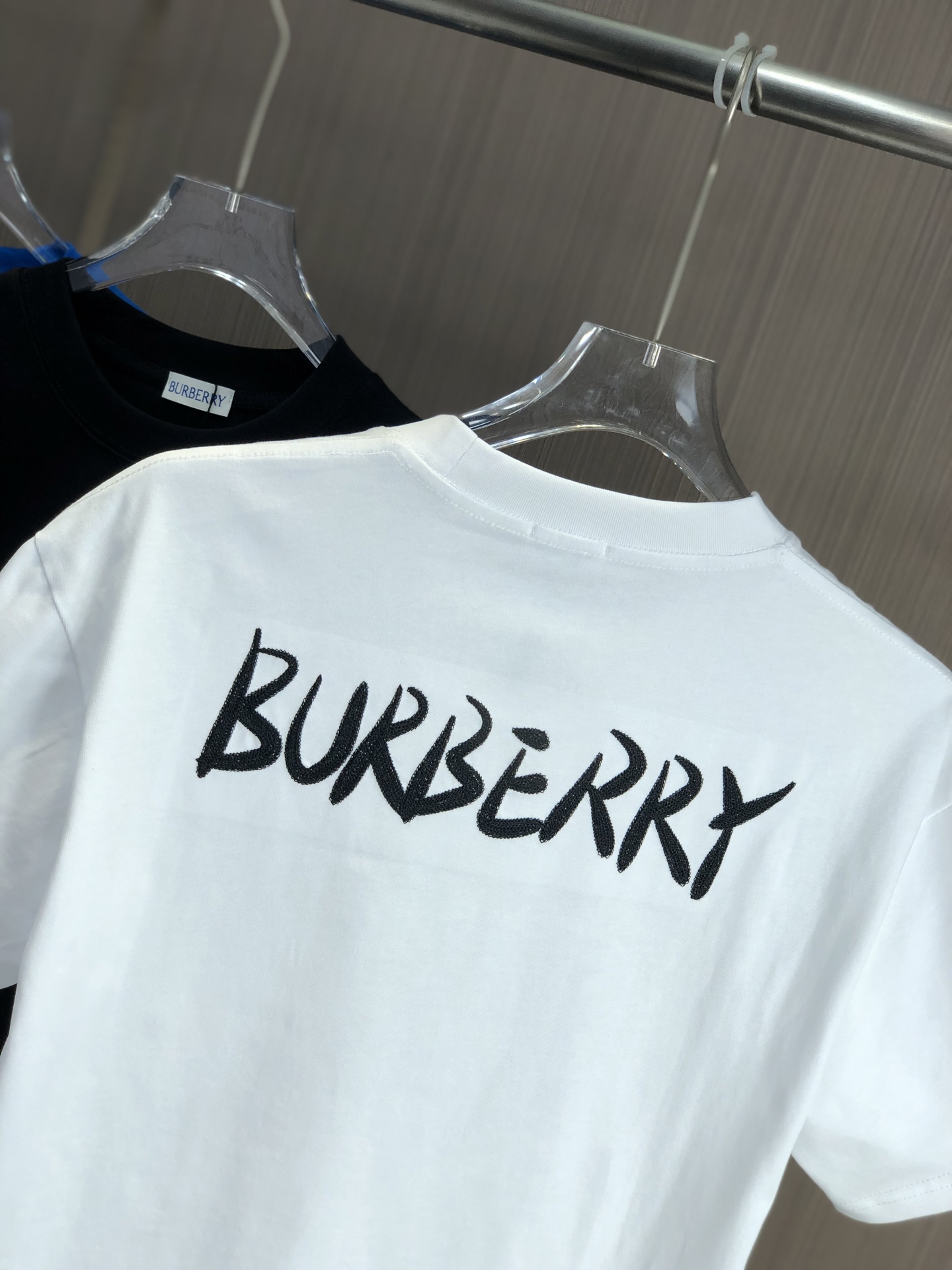 高級感溢れる バーバリー t シャツ 値段スーパーコピー 純綿 トップス 短袖 男女兼用 ホワイト_4