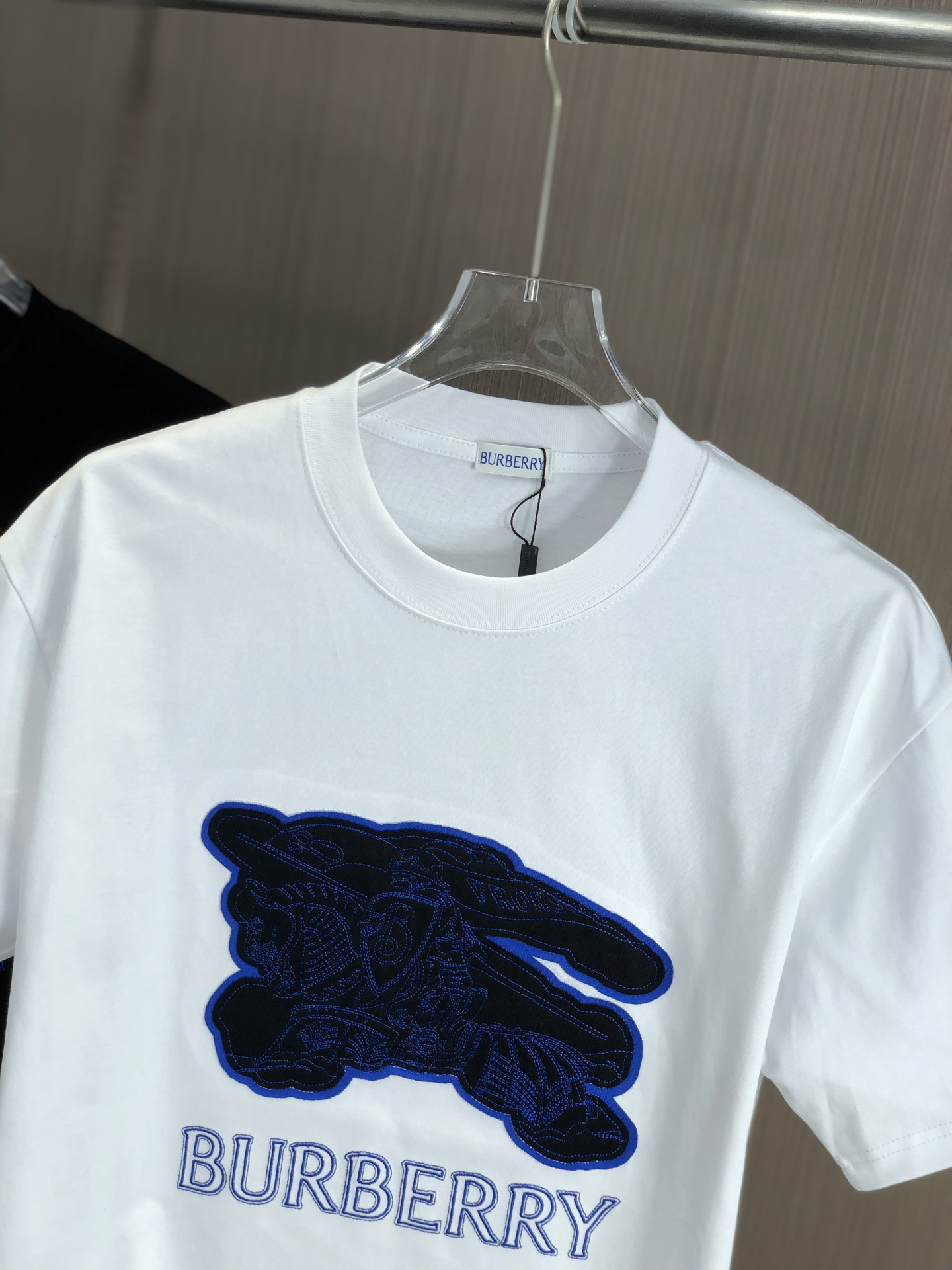 バーバリー クマ t シャツＮ級品 シンプル 純綿 男女兼用 トップス 短袖 プリント ホワイト_3