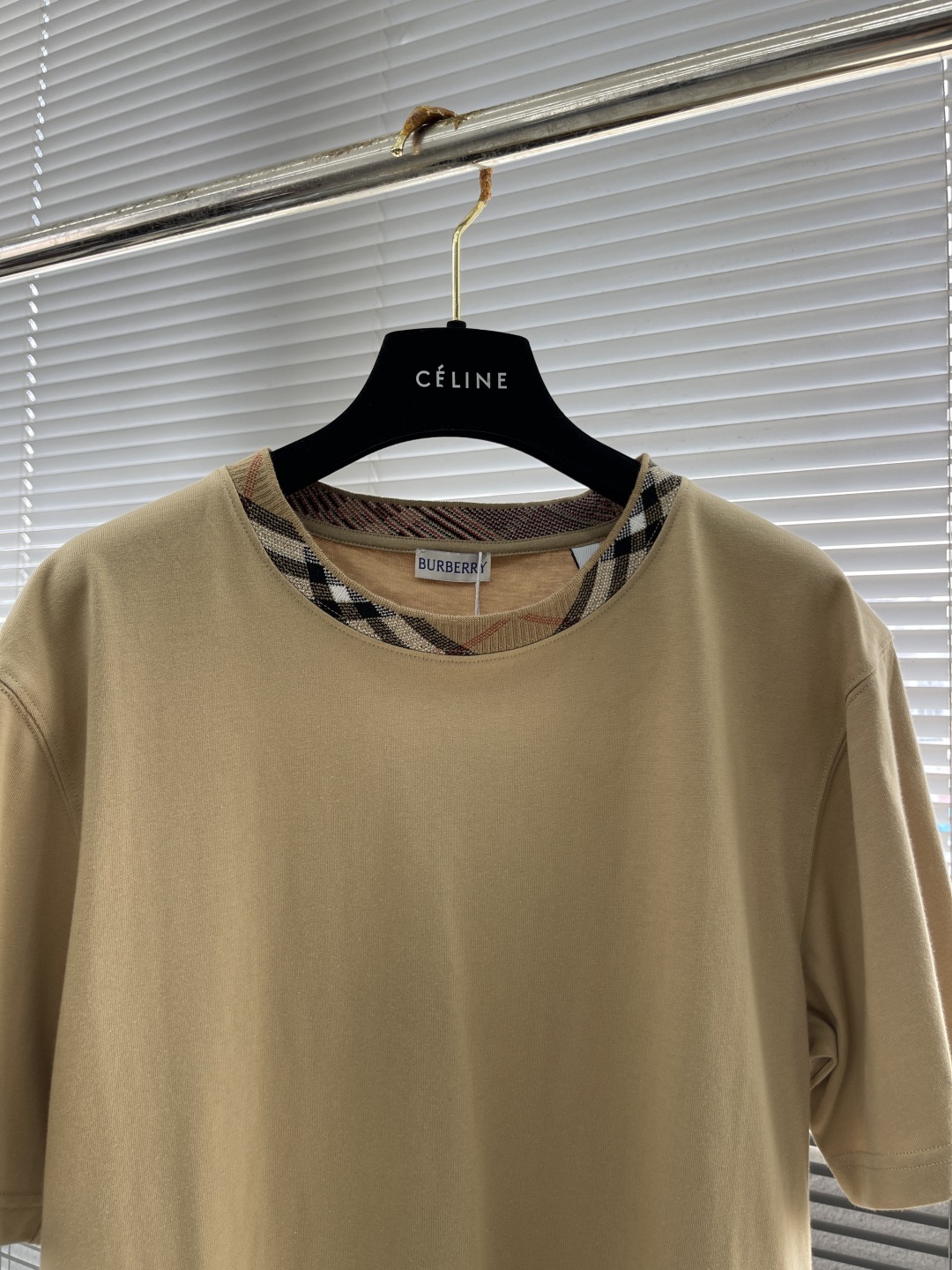 バーバリー ブルー レーベル t シャツスーパーコピー 純綿 ゆったり トップス プリント ブラウン_2