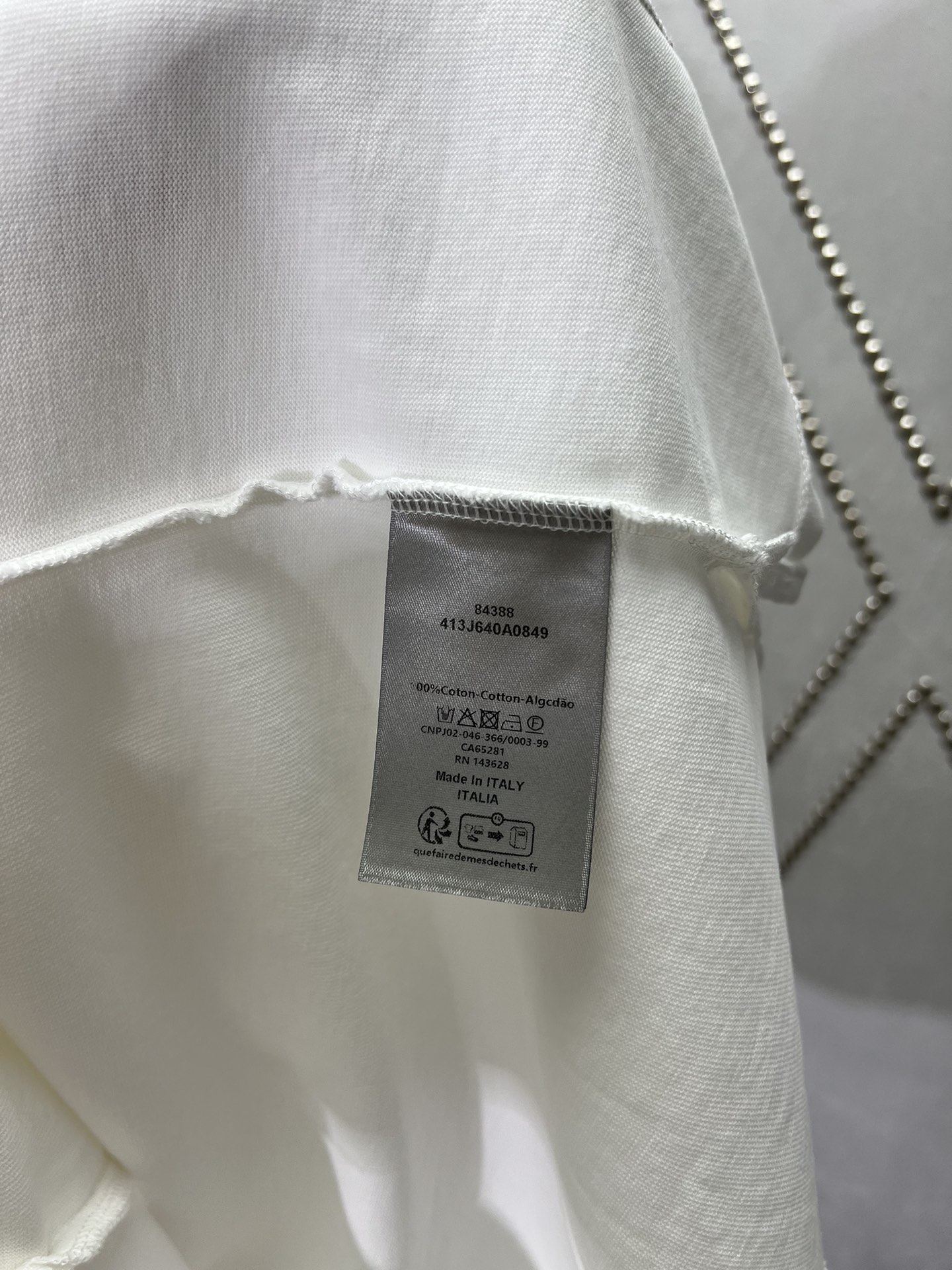 定番人気 レディース ディオールtシャツ激安通販 トップス プリント 純綿 男女兼用 ホワイト_5