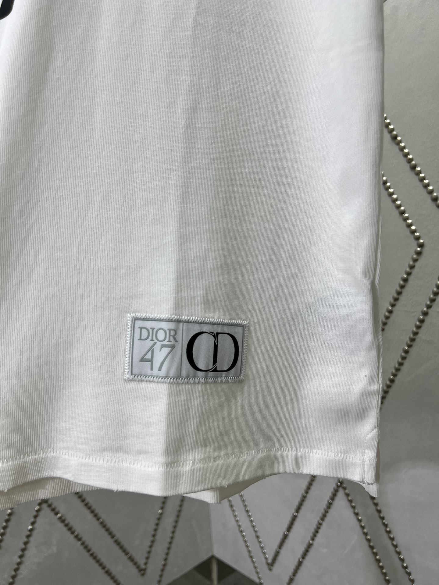 定番人気 レディース ディオールtシャツ激安通販 トップス プリント 純綿 男女兼用 ホワイト_7