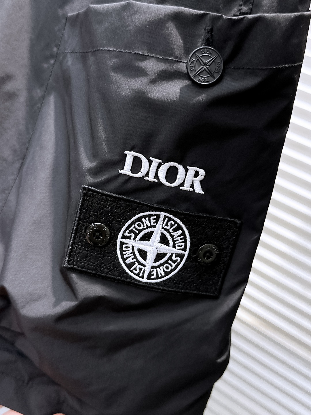dior 半ズボン偽物 ゆったり 純綿 カジュアル ゆったり 上質商品 ブラック_3