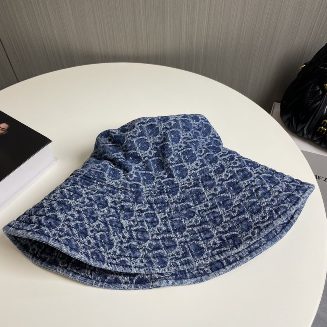 dior キャップ コーデコピー 優雅 日焼け止め デニム シンプル 帽子 持ち運ぶ簡単 ブルー_2