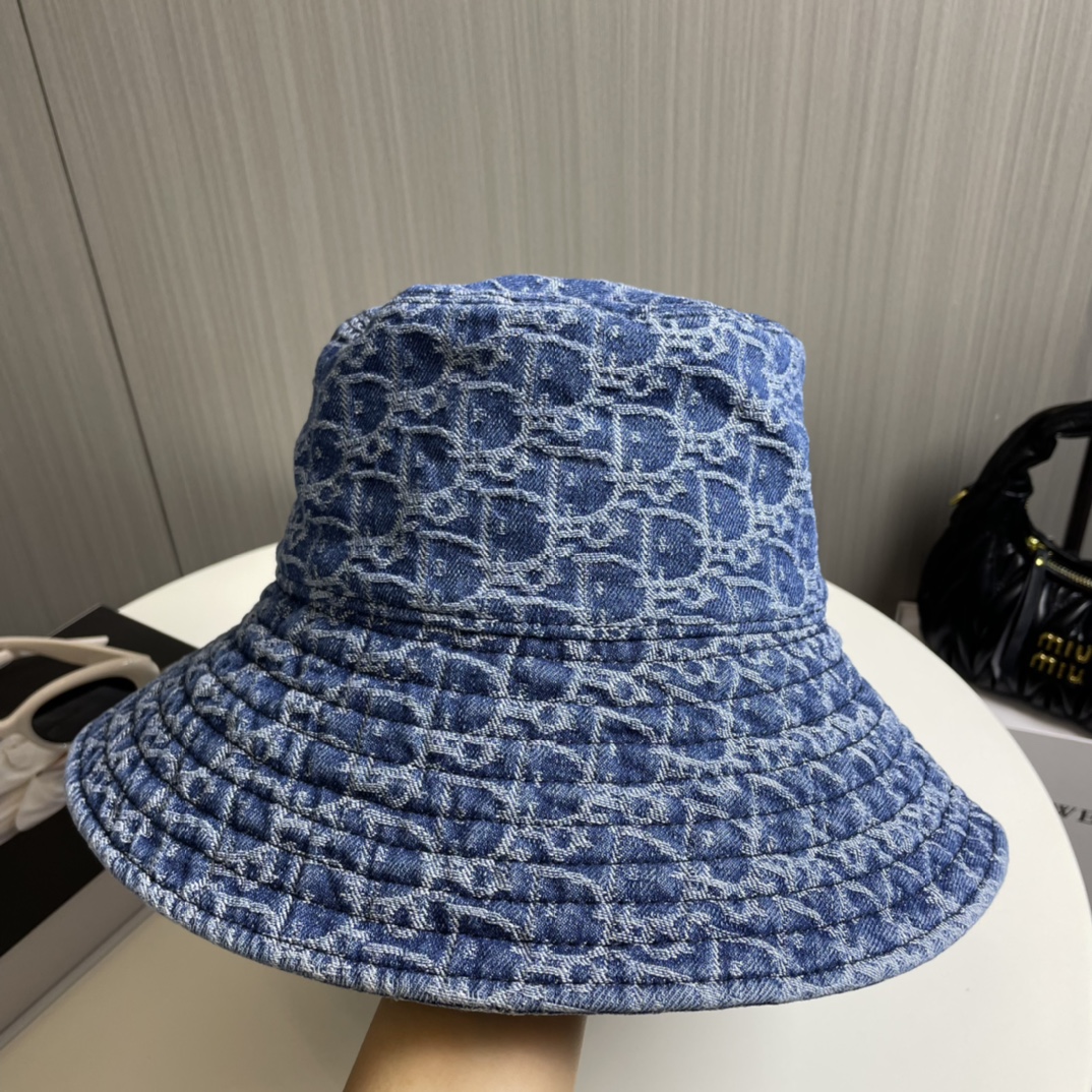 dior キャップ コーデコピー 優雅 日焼け止め デニム シンプル 帽子 持ち運ぶ簡単 ブルー_3