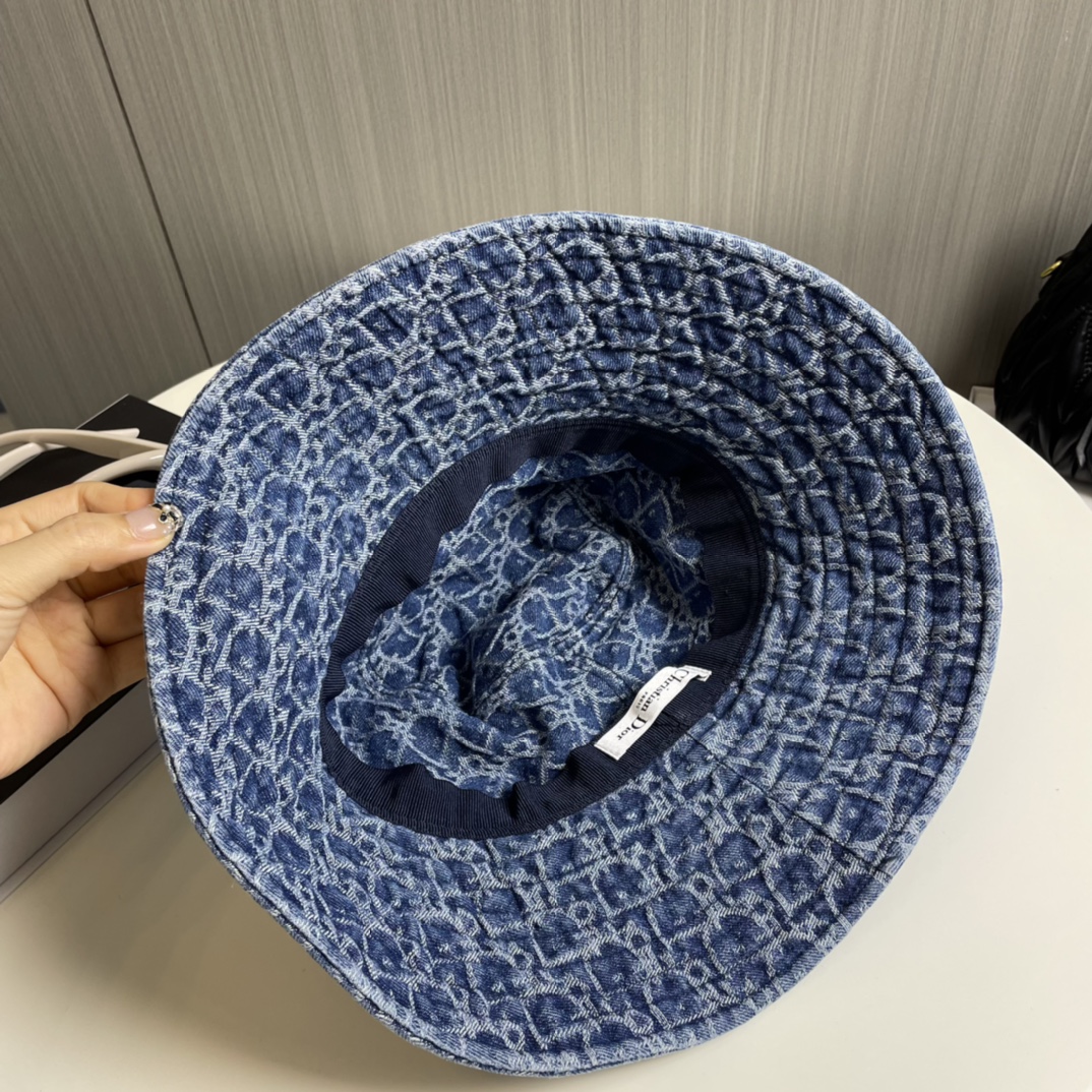 dior キャップ コーデコピー 優雅 日焼け止め デニム シンプル 帽子 持ち運ぶ簡単 ブルー_4