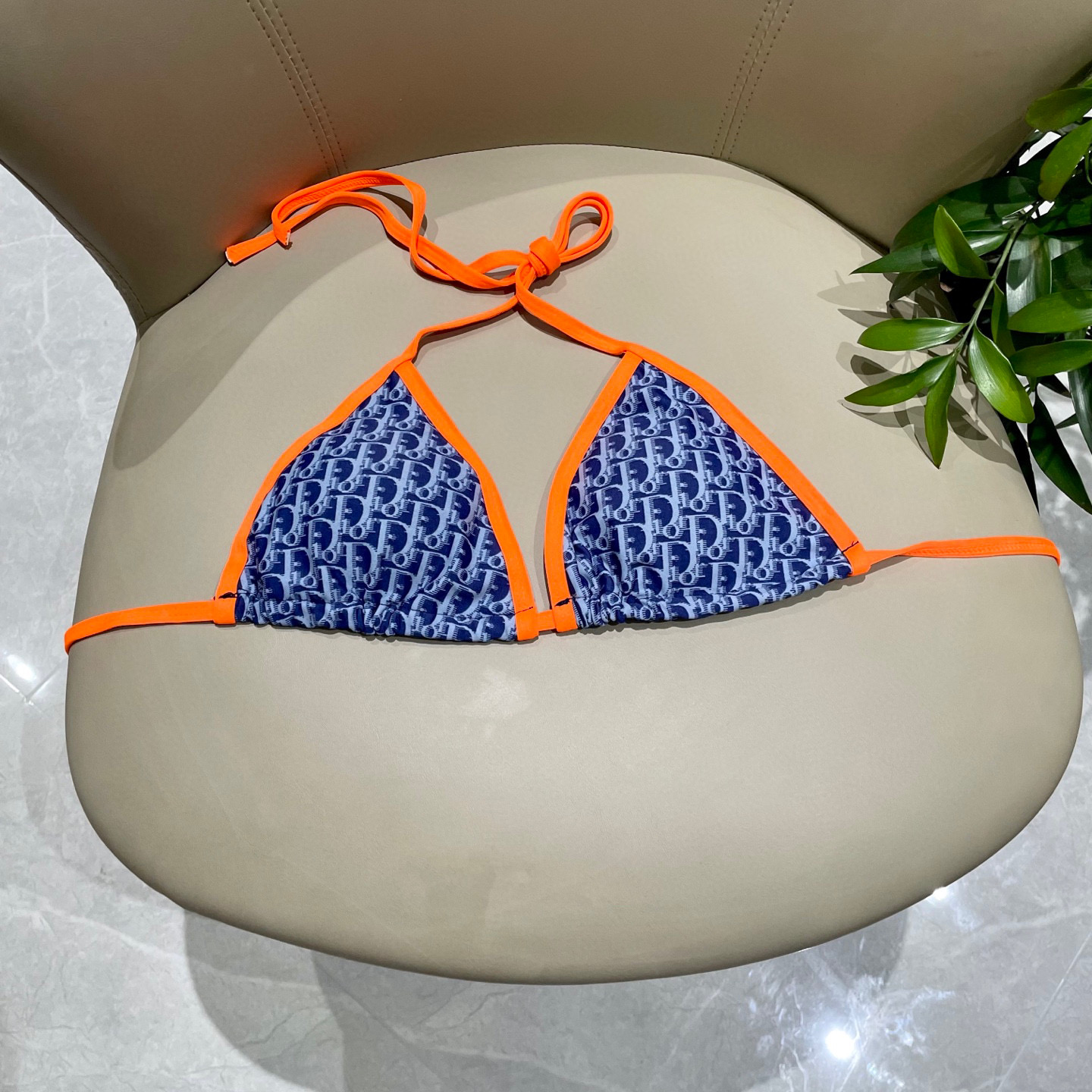お洒落！dior 水着女性Ｎ級品 セクシー ビキニ 美脚 花柄 優雅レディ ブルー_7