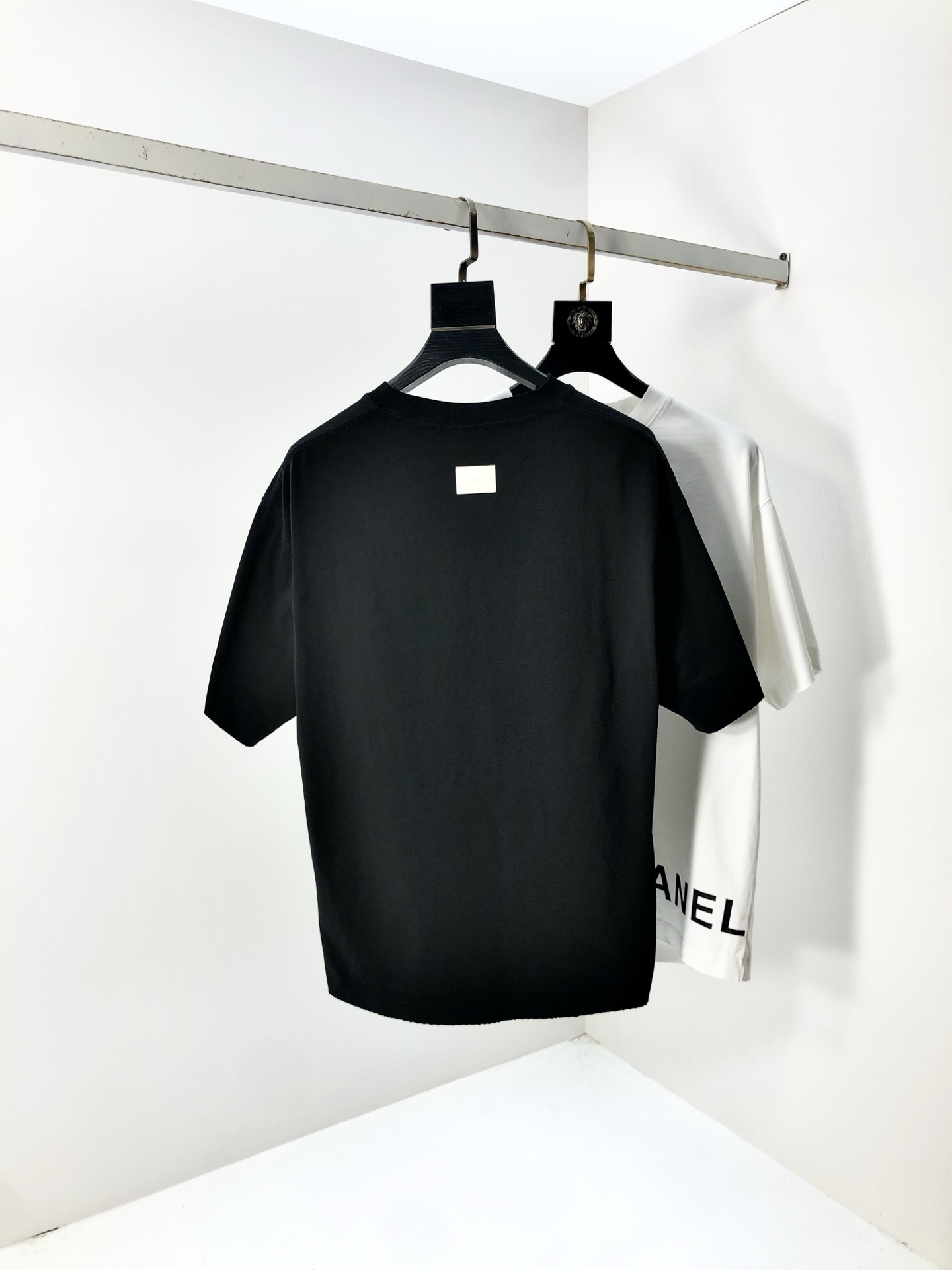 定番人気 シャネル t シャツコピー 純綿 トップス 半袖 プリント 高品質 ブラック_6