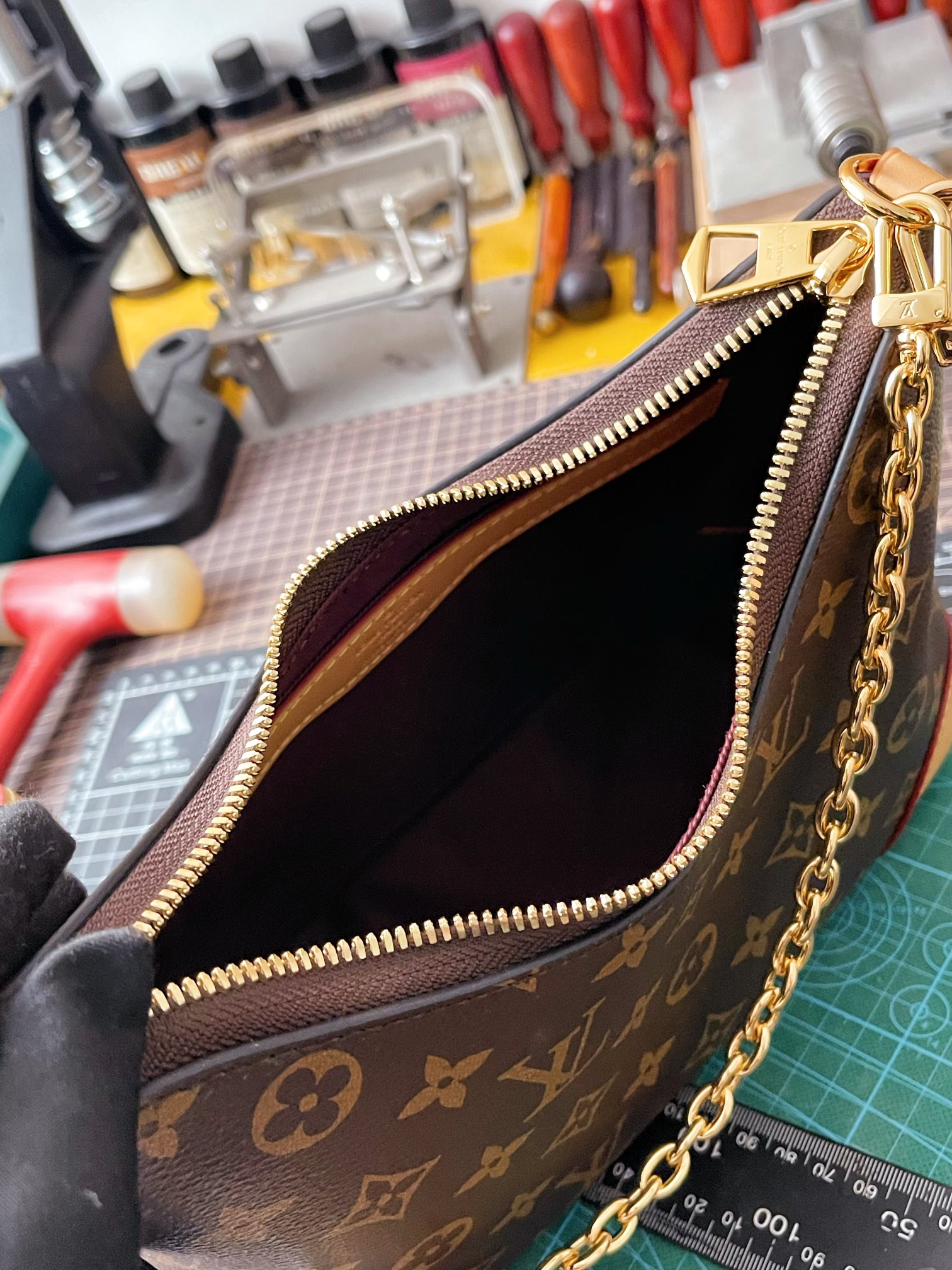 LV ヴィトン バッグ 色移り激安通販 ハンドバッグ 本革 レザー 柔らかい M45832 ブラウン_7