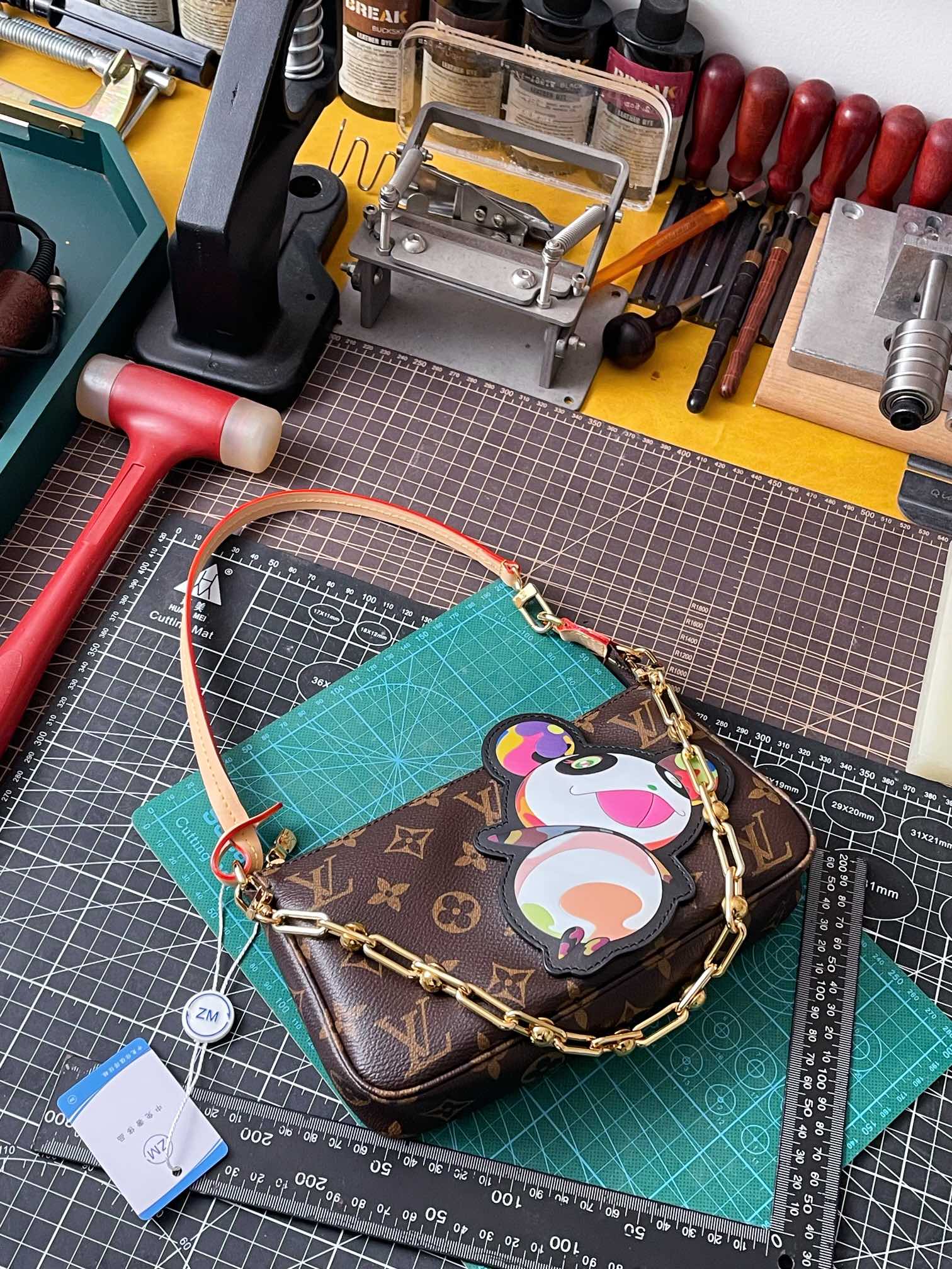 LV お手頃価格でヴィトンバックインバック偽物 ハンドバッグ 本革 レザー M13440 ブラウン_1