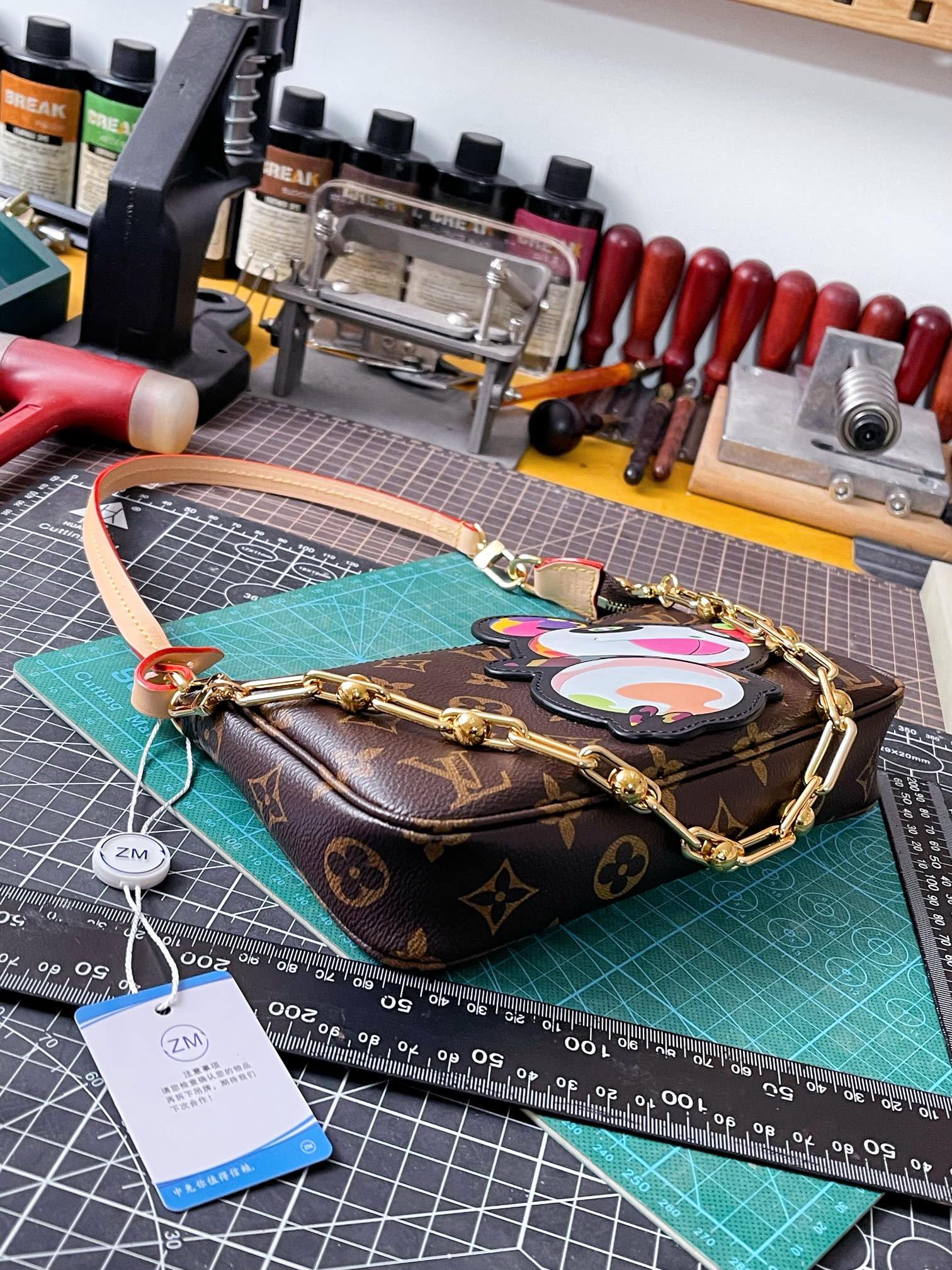 LV お手頃価格でヴィトンバックインバック偽物 ハンドバッグ 本革 レザー M13440 ブラウン_2