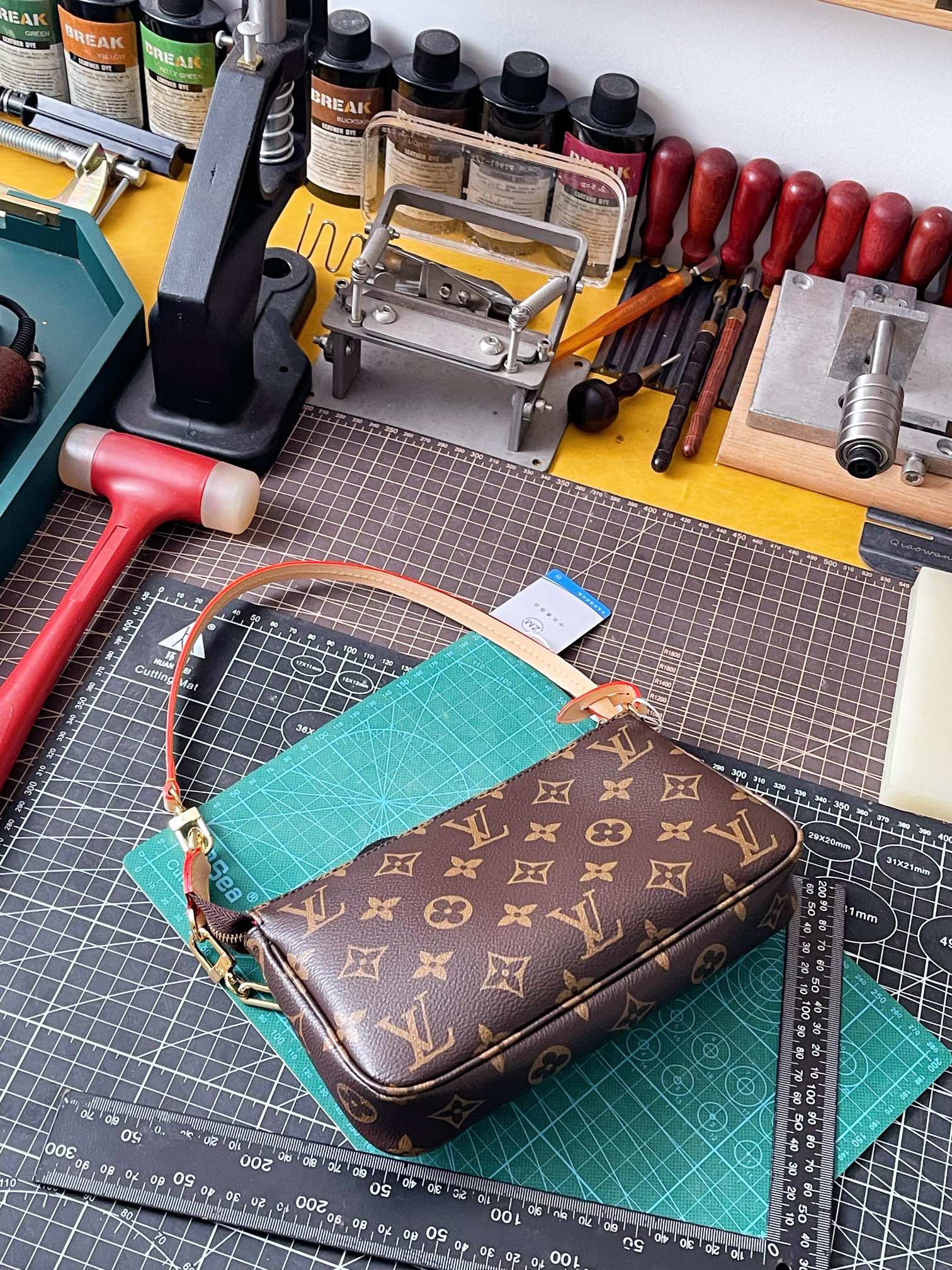 LV お手頃価格でヴィトンバックインバック偽物 ハンドバッグ 本革 レザー M13440 ブラウン_5