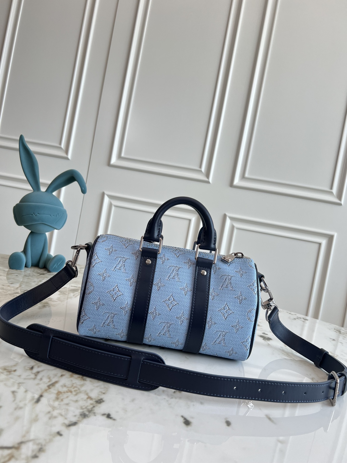 LV ヴィトン バッグ おすすめ偽物 ハンドバッグ 本革 レザー 斜め掛け  M14681 ブルー_3