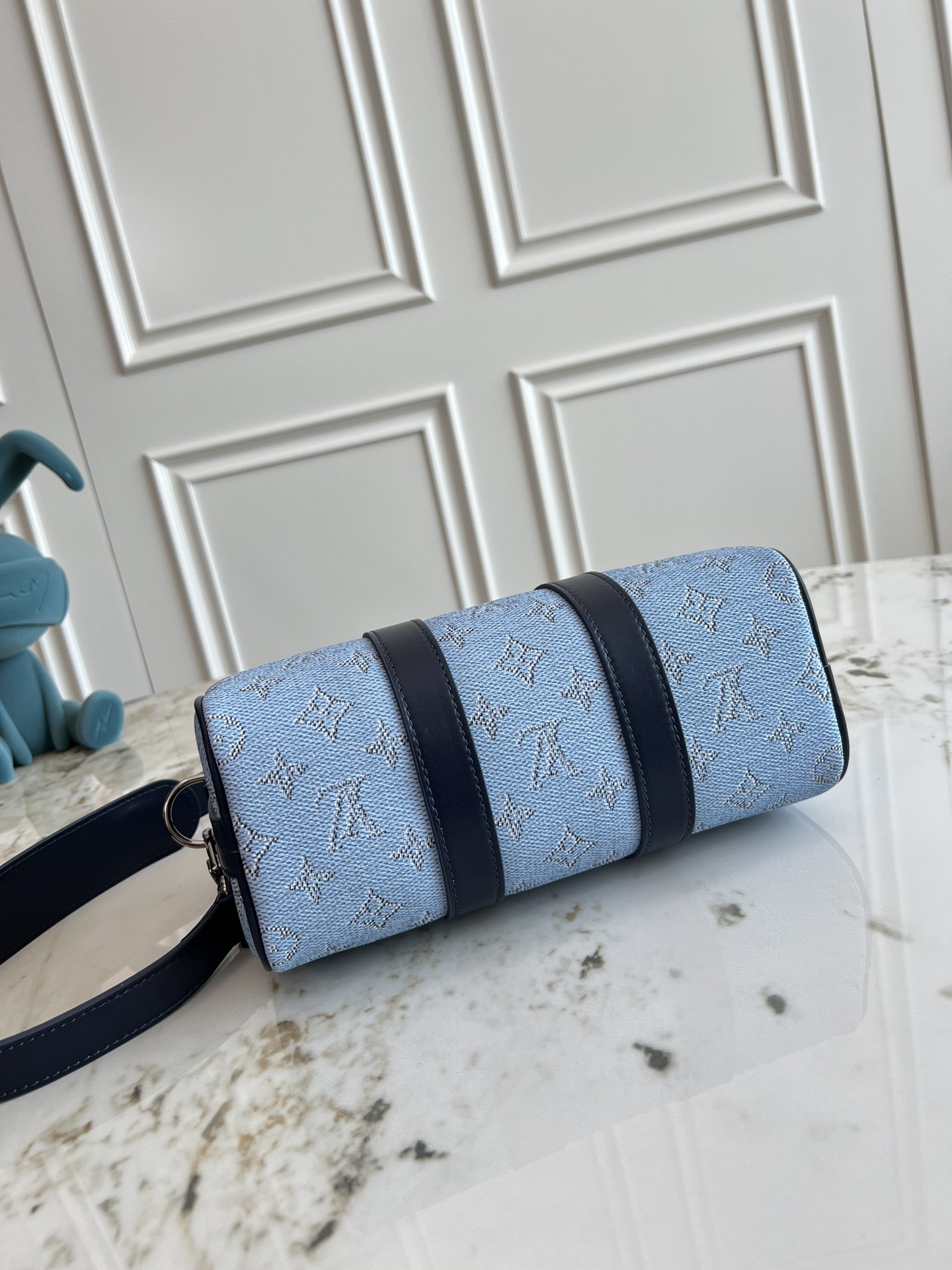 LV ヴィトン バッグ おすすめ偽物 ハンドバッグ 本革 レザー 斜め掛け  M14681 ブルー_4