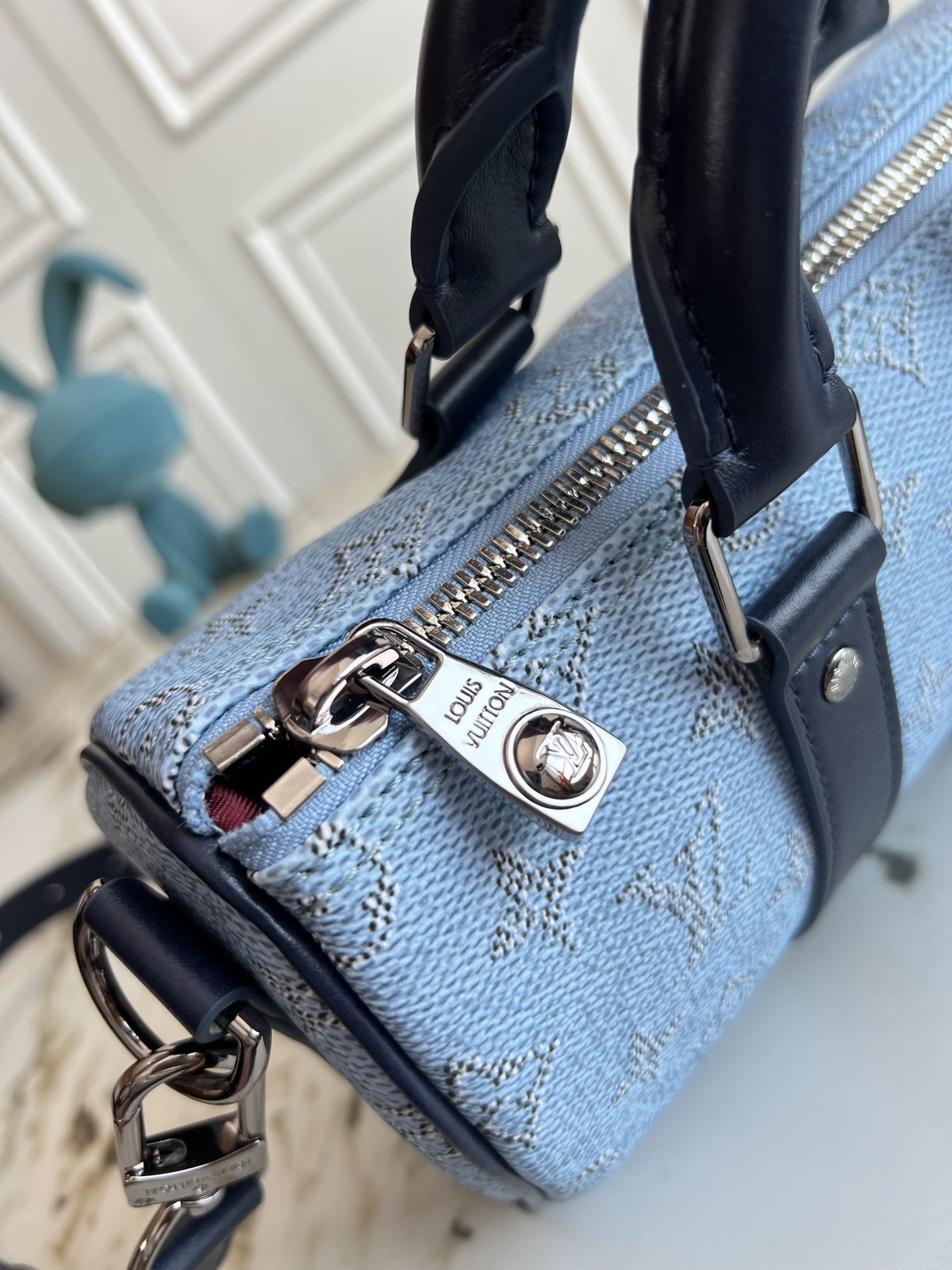 LV ヴィトン バッグ おすすめ偽物 ハンドバッグ 本革 レザー 斜め掛け  M14681 ブルー_6