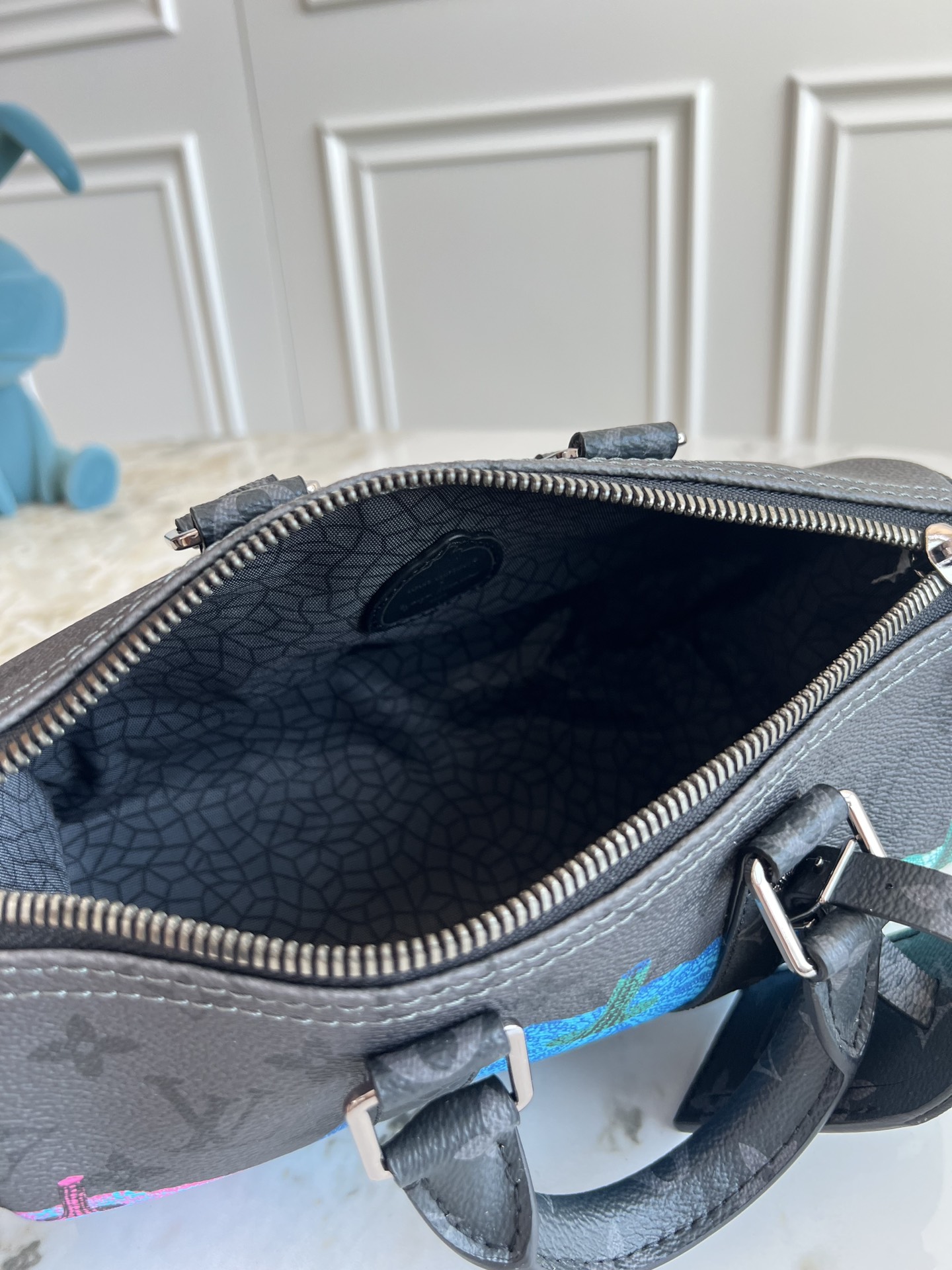 LV ヴィトン バッグ 重いＮ級品 ハンドバッグ 本革 レザー 斜め掛け 男女兼用 M46271 ブルー_8