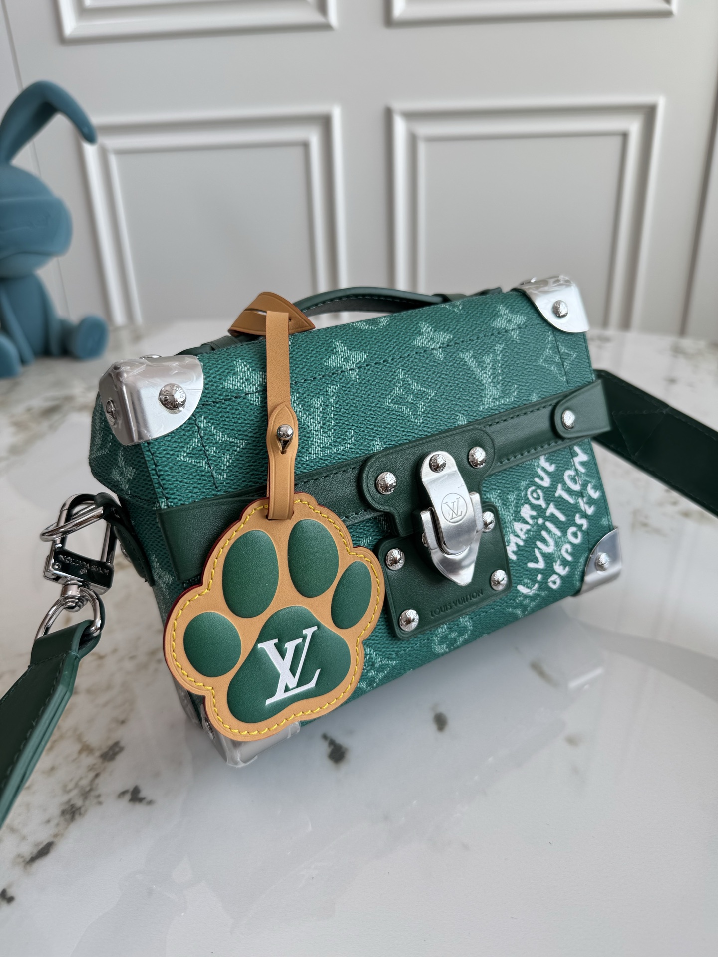 LV ルイヴィトンバッグ 肩掛け偽物 ハンドバッグ 本革  斜め掛け 柔らかい M12686 グリーン_5