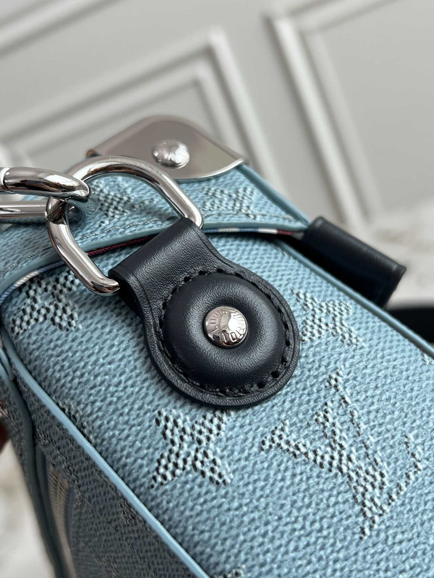 LV ルイヴィトンカバン黒コピー 本革  斜め掛けバッグ 柔らかい ブルー_7