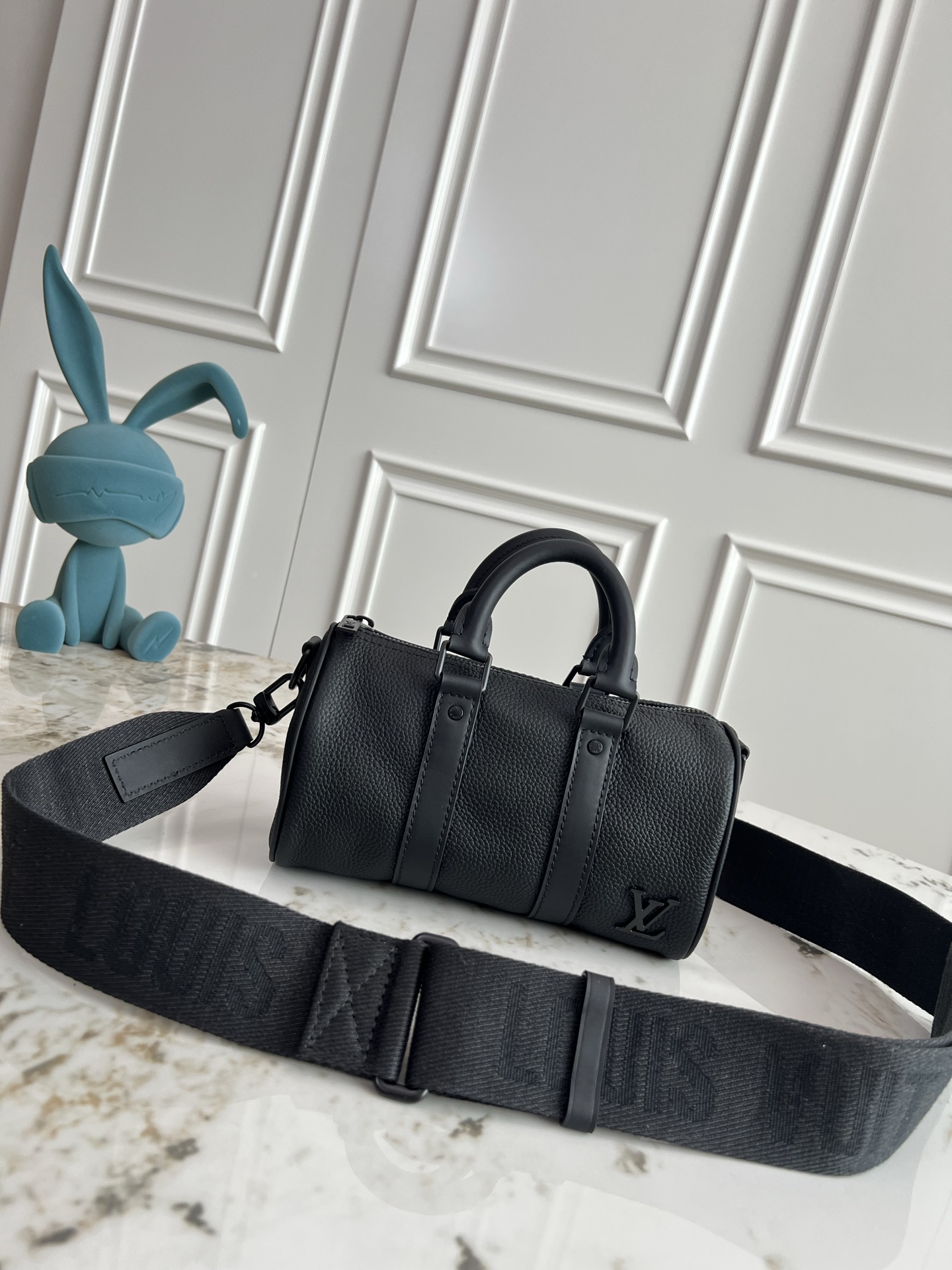LV ヴィトン バッグ 綺麗にする偽物 本革 旅行 ハンドバッグ 柔らかい ブラック_9