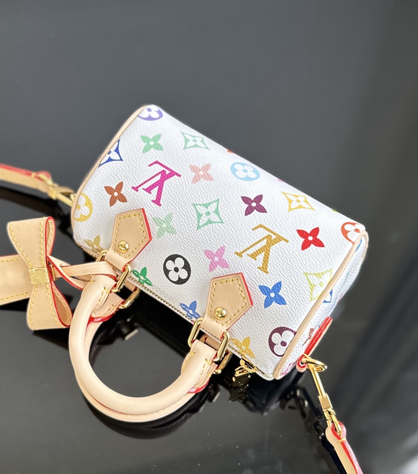 LV ルイヴィトンバッグ クリーニングコピー 本革 ミニ ハンドバッグ 優雅 柔らかい ホワイト_5