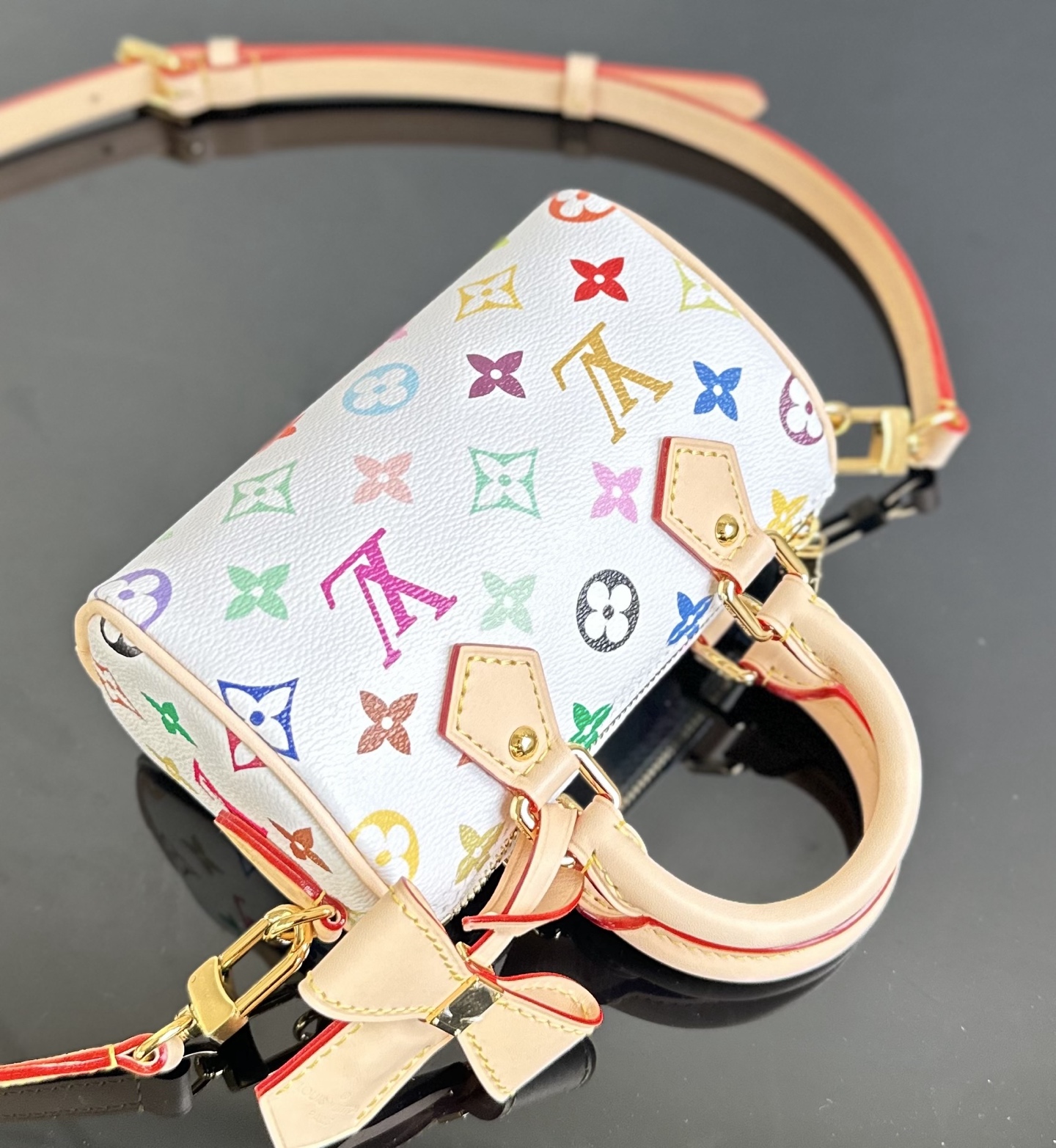 LV ルイヴィトンバッグ クリーニングコピー 本革 ミニ ハンドバッグ 優雅 柔らかい ホワイト_6