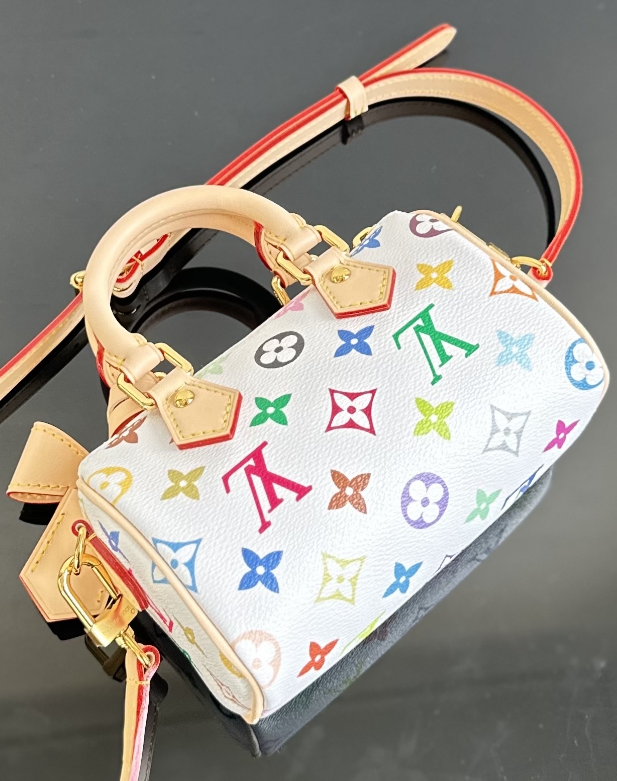 LV ルイヴィトンバッグ クリーニングコピー 本革 ミニ ハンドバッグ 優雅 柔らかい ホワイト_7