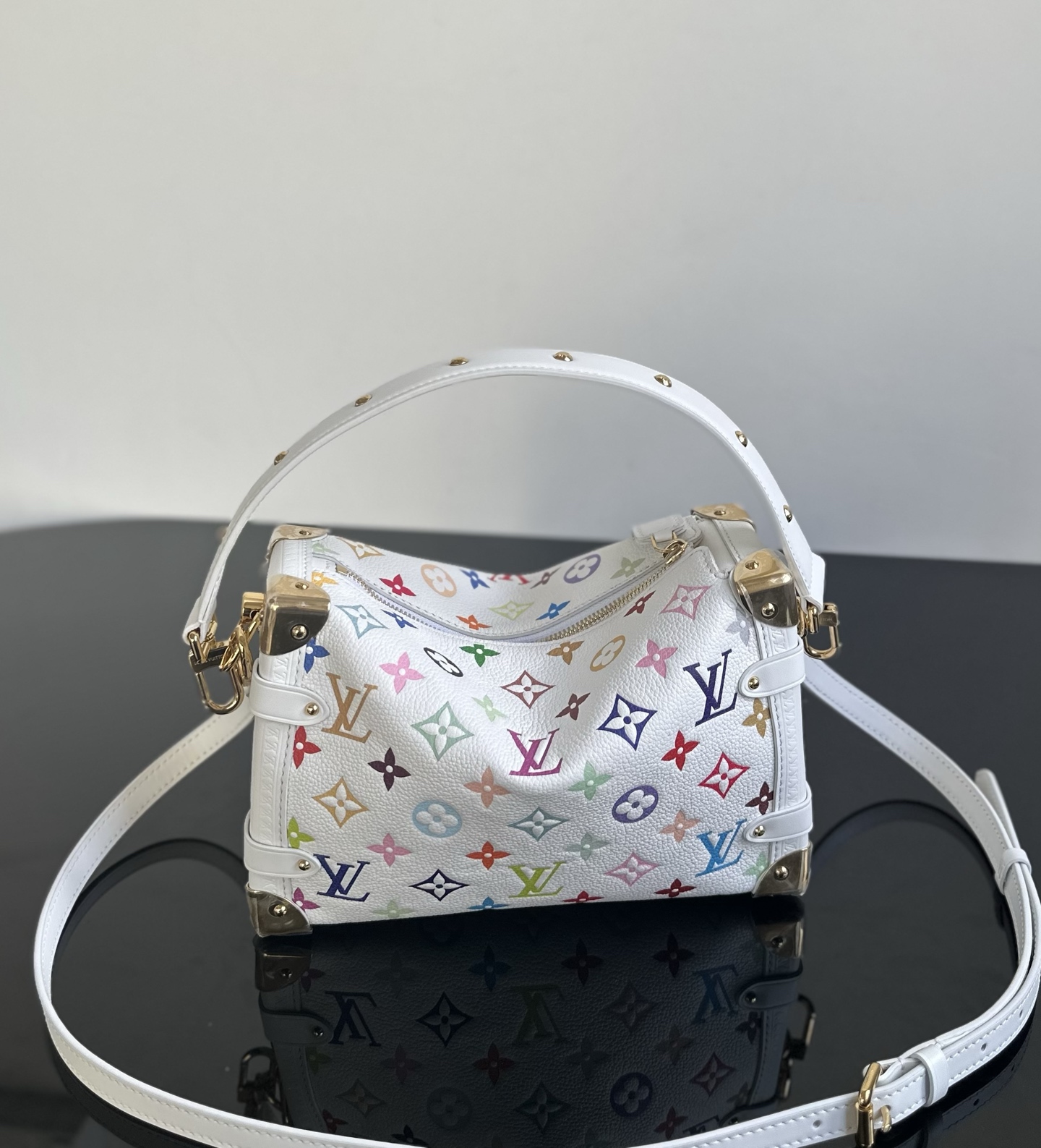 LV 可愛い ルイヴィトン バック 臭いスーパーコピー レザー 優雅レディ ハンドバッグ 柔軟 ホワイト_2