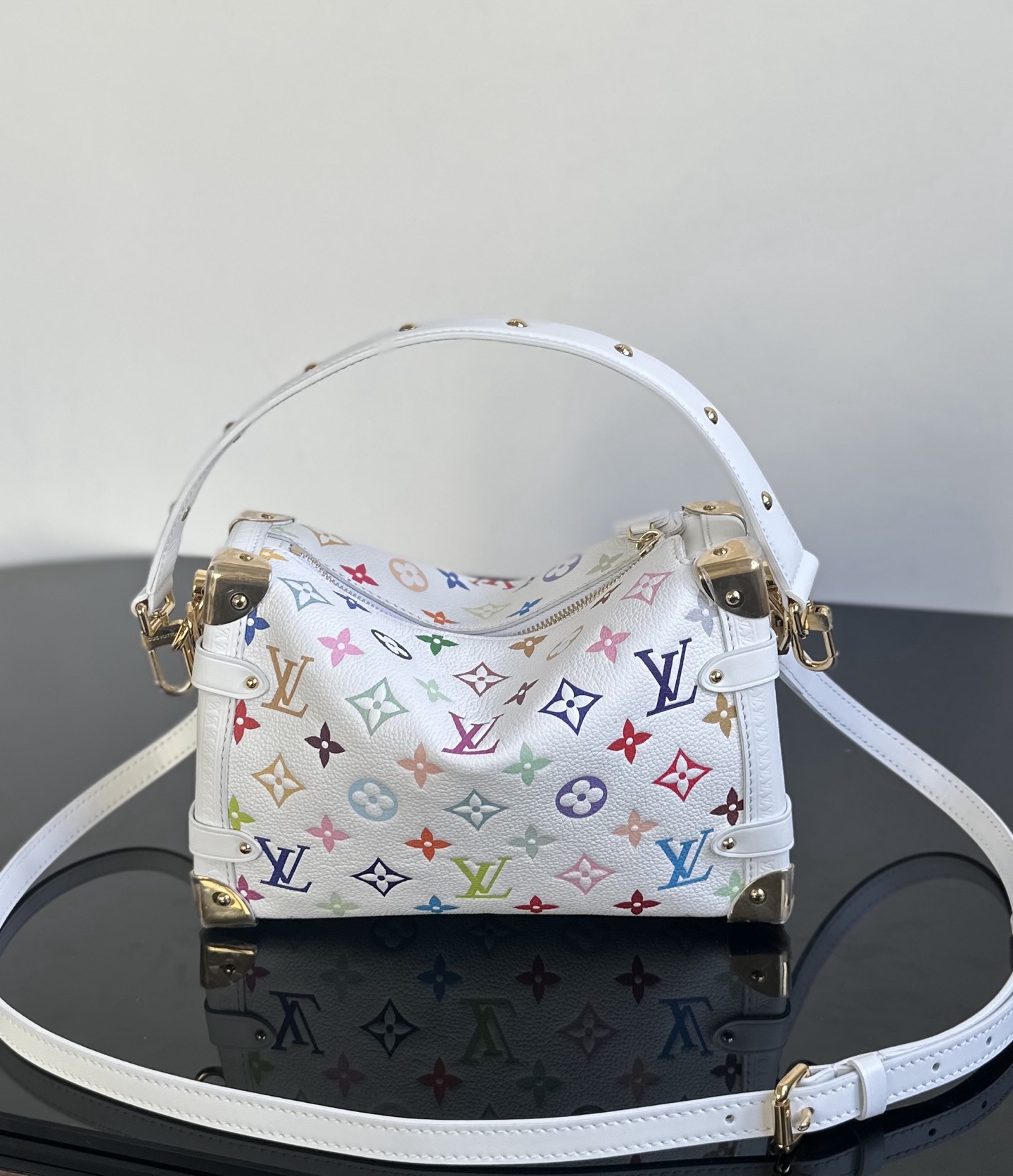 LV 可愛い ルイヴィトン バック 臭いスーパーコピー レザー 優雅レディ ハンドバッグ 柔軟 ホワイト_3