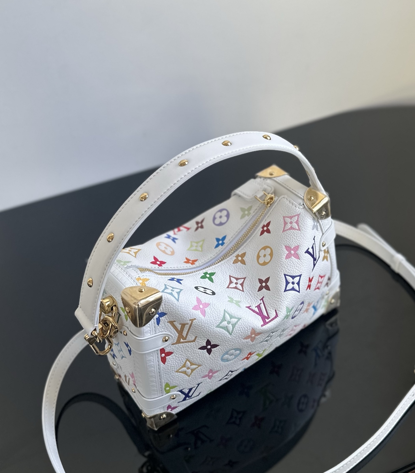 LV 可愛い ルイヴィトン バック 臭いスーパーコピー レザー 優雅レディ ハンドバッグ 柔軟 ホワイト_4