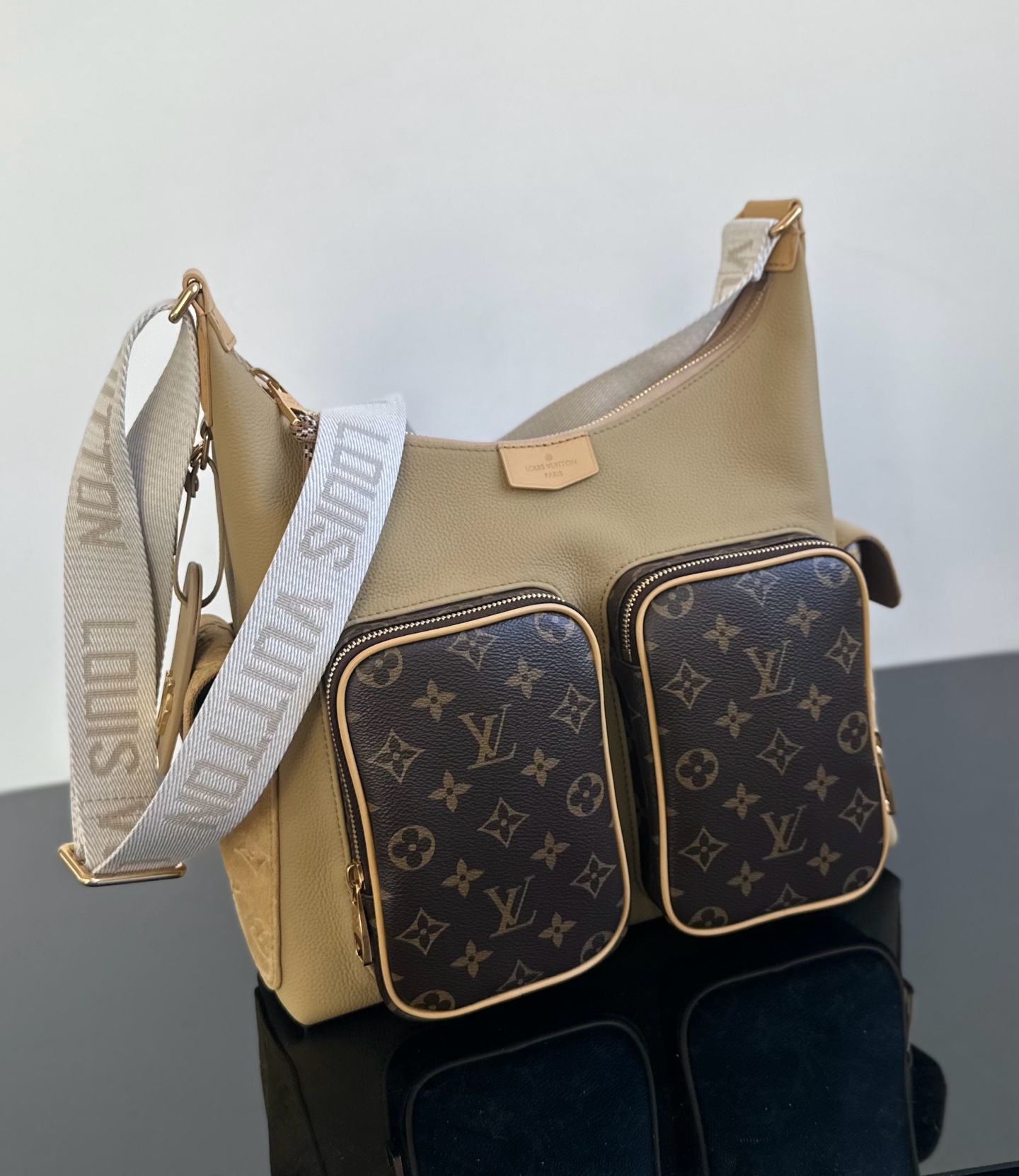 LV 数量限定 ヴィトン バッグ クロコ偽物 レザー 優雅レディ ハンドバッグ 柔軟 ブラウン_4