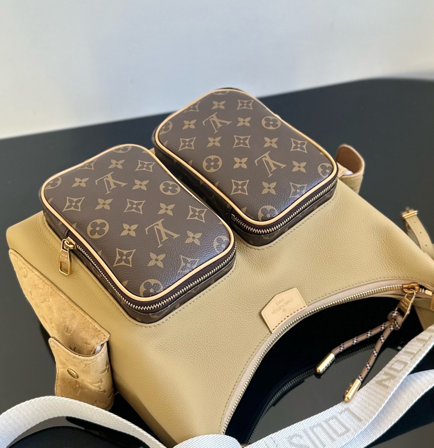 LV 数量限定 ヴィトン バッグ クロコ偽物 レザー 優雅レディ ハンドバッグ 柔軟 ブラウン_6