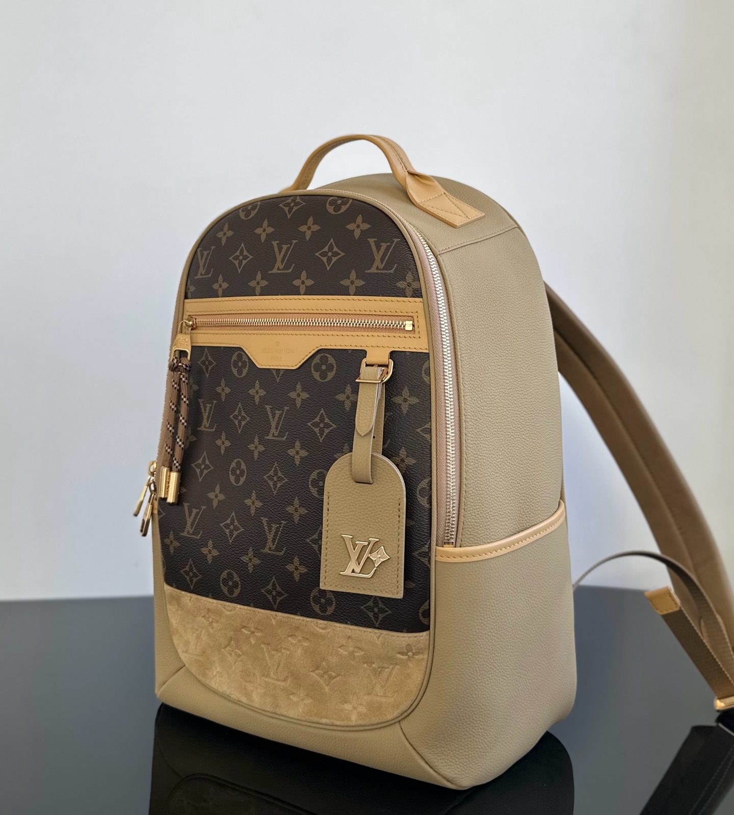 LV ヴィトン バッグ クロスボディＮ級品 レザー 優雅レディ バックバッグ 柔軟 ブラウン_1