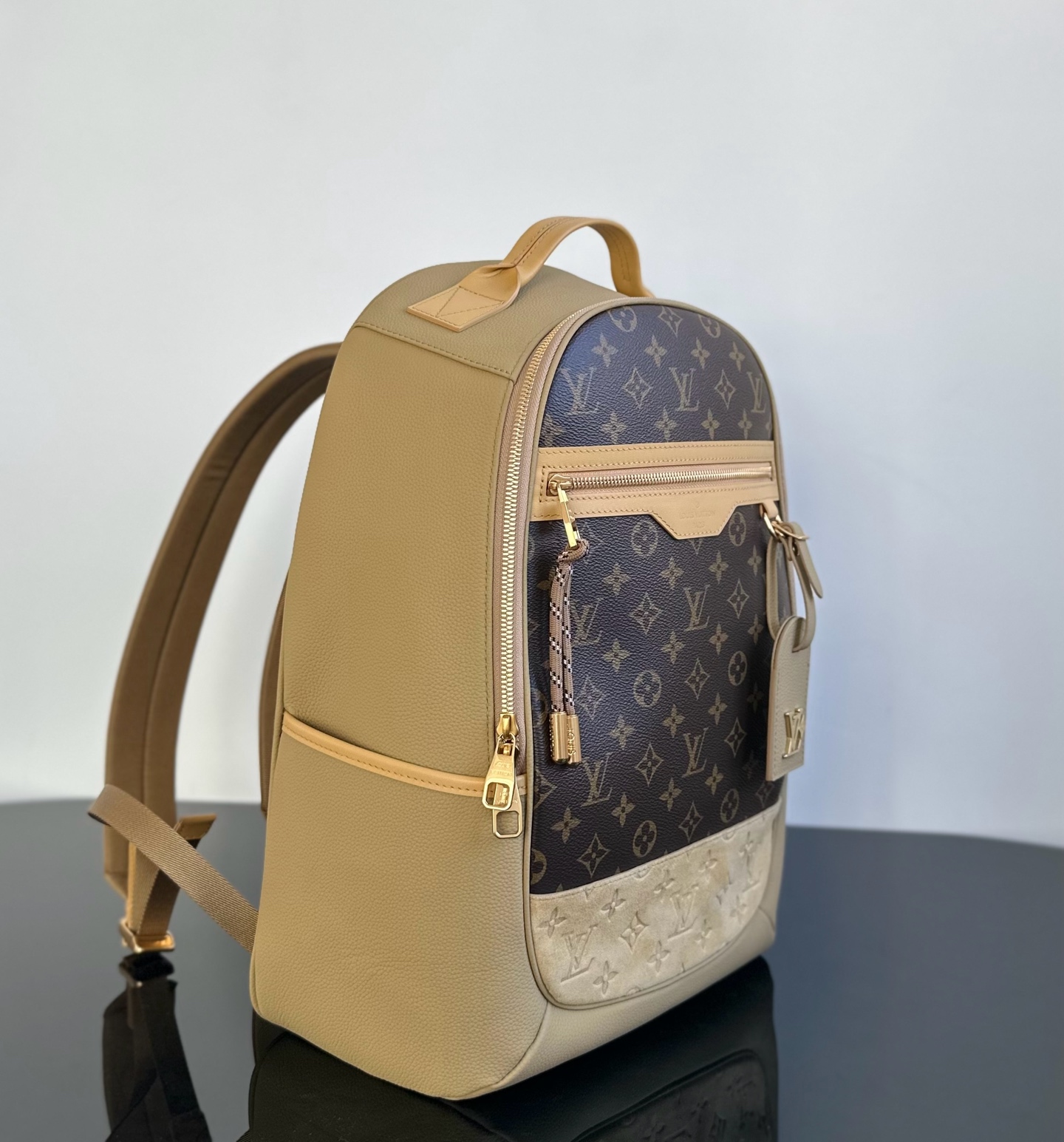 LV ヴィトン バッグ クロスボディＮ級品 レザー 優雅レディ バックバッグ 柔軟 ブラウン_4