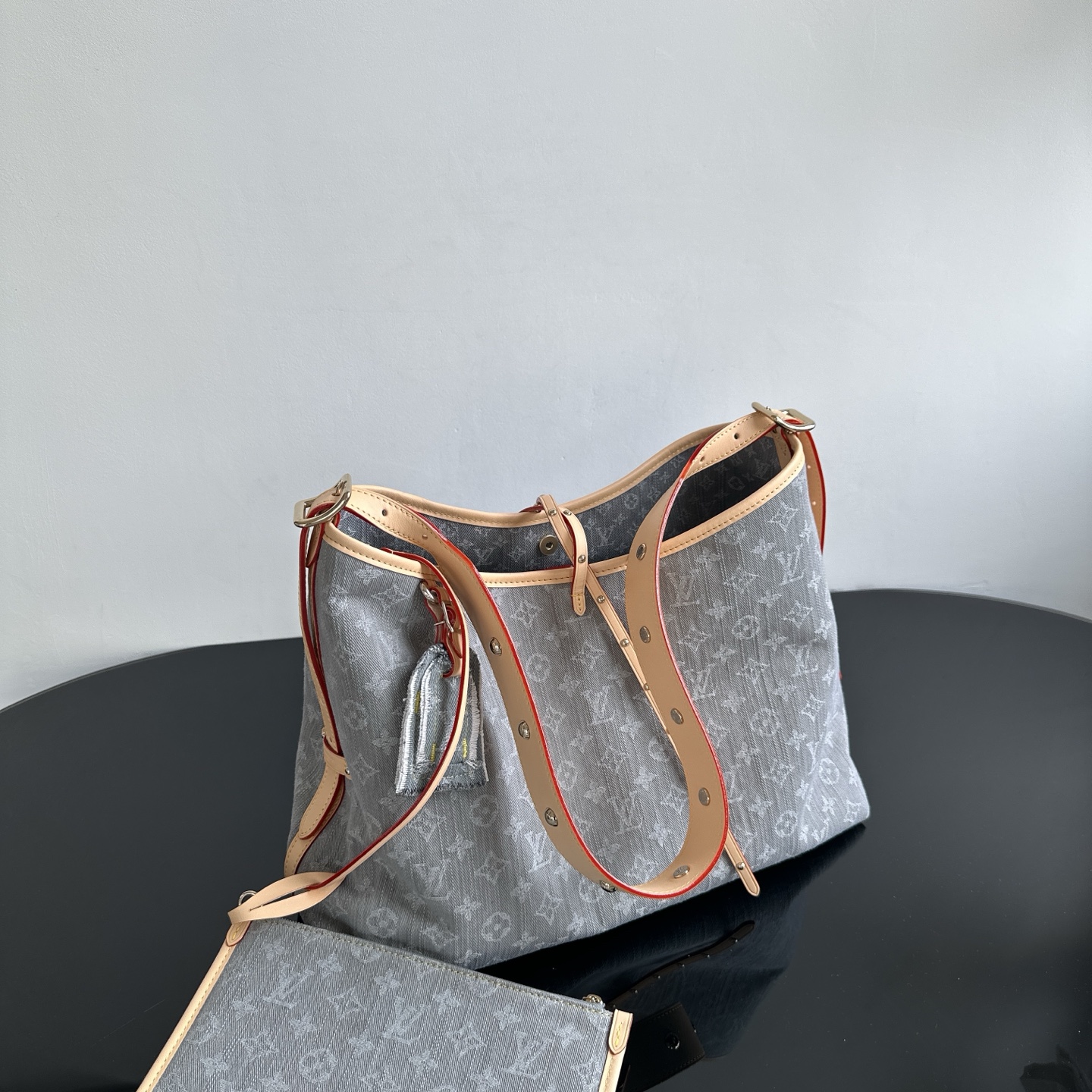 LV ヴィトン バッグ 黒コピー レザー 優雅レディ 柔軟 ハンドバッグ グレー_2