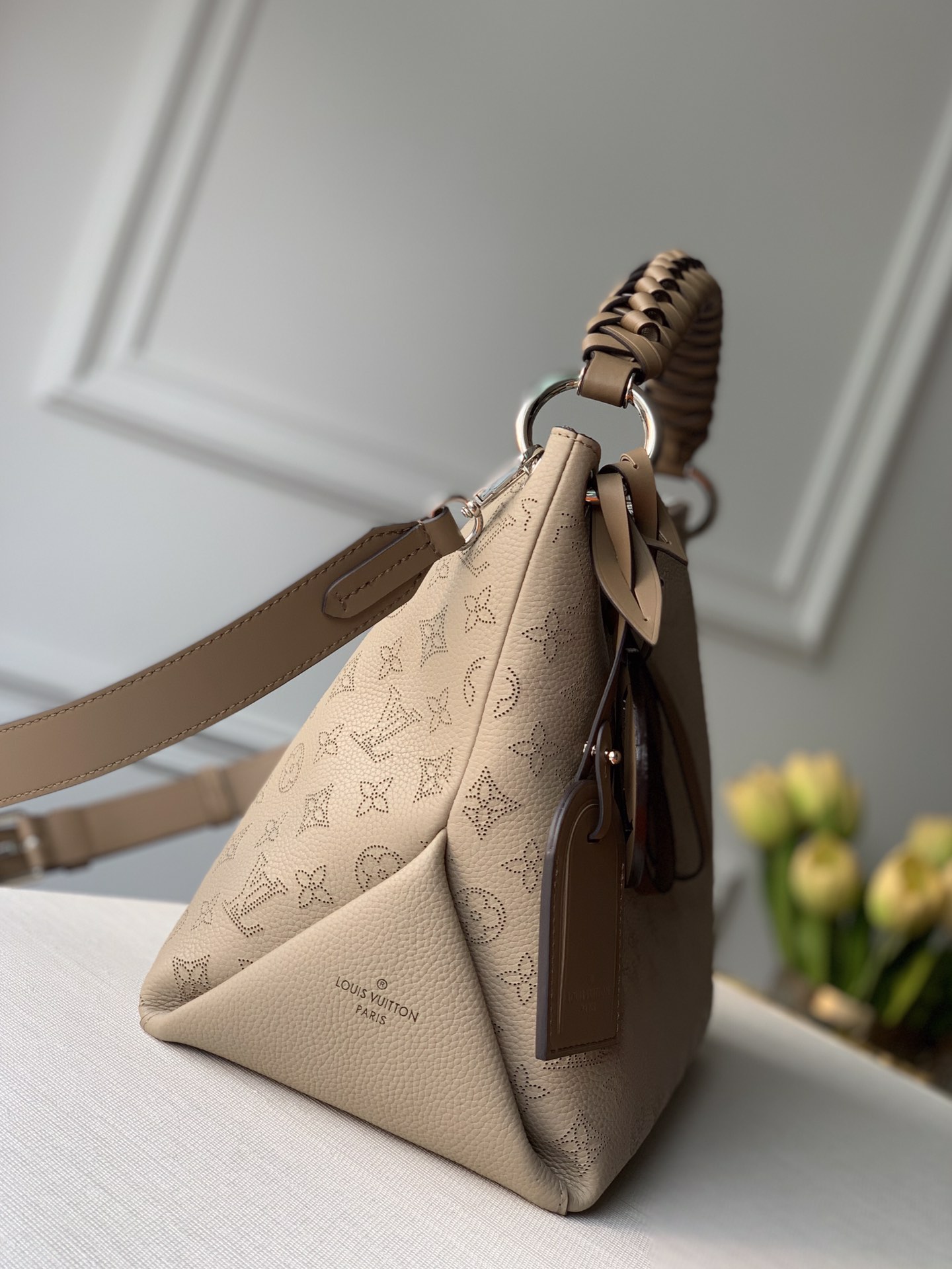 LV ルイヴィトンバッグ スピーディコピー M56084 優雅レディ 通勤 ハンドバッグ 斜め掛け ベージュ色_2