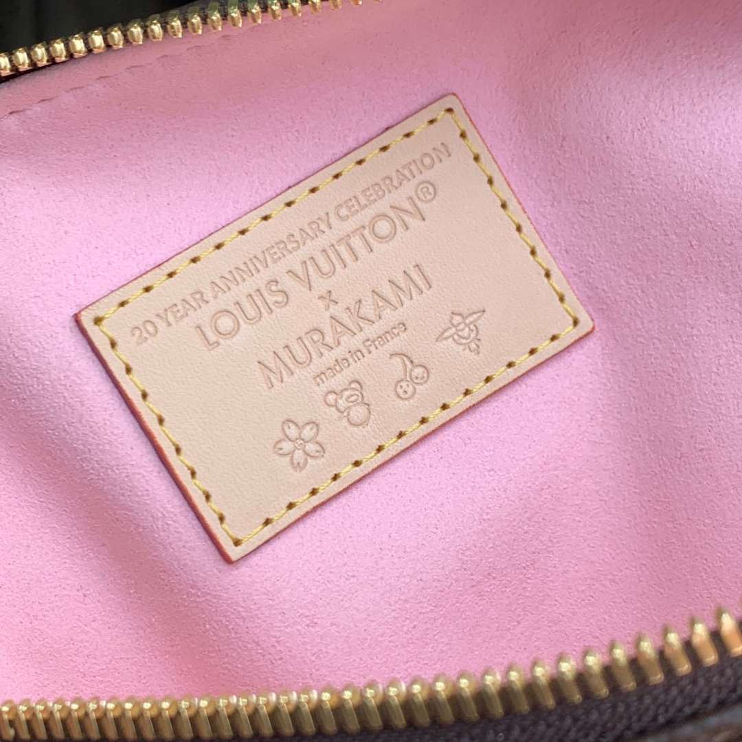 美しい ヴィトン バッグ 筒型コピー M14174 ハンドバッグ 桜プリント 斜め掛け ブラウン_9