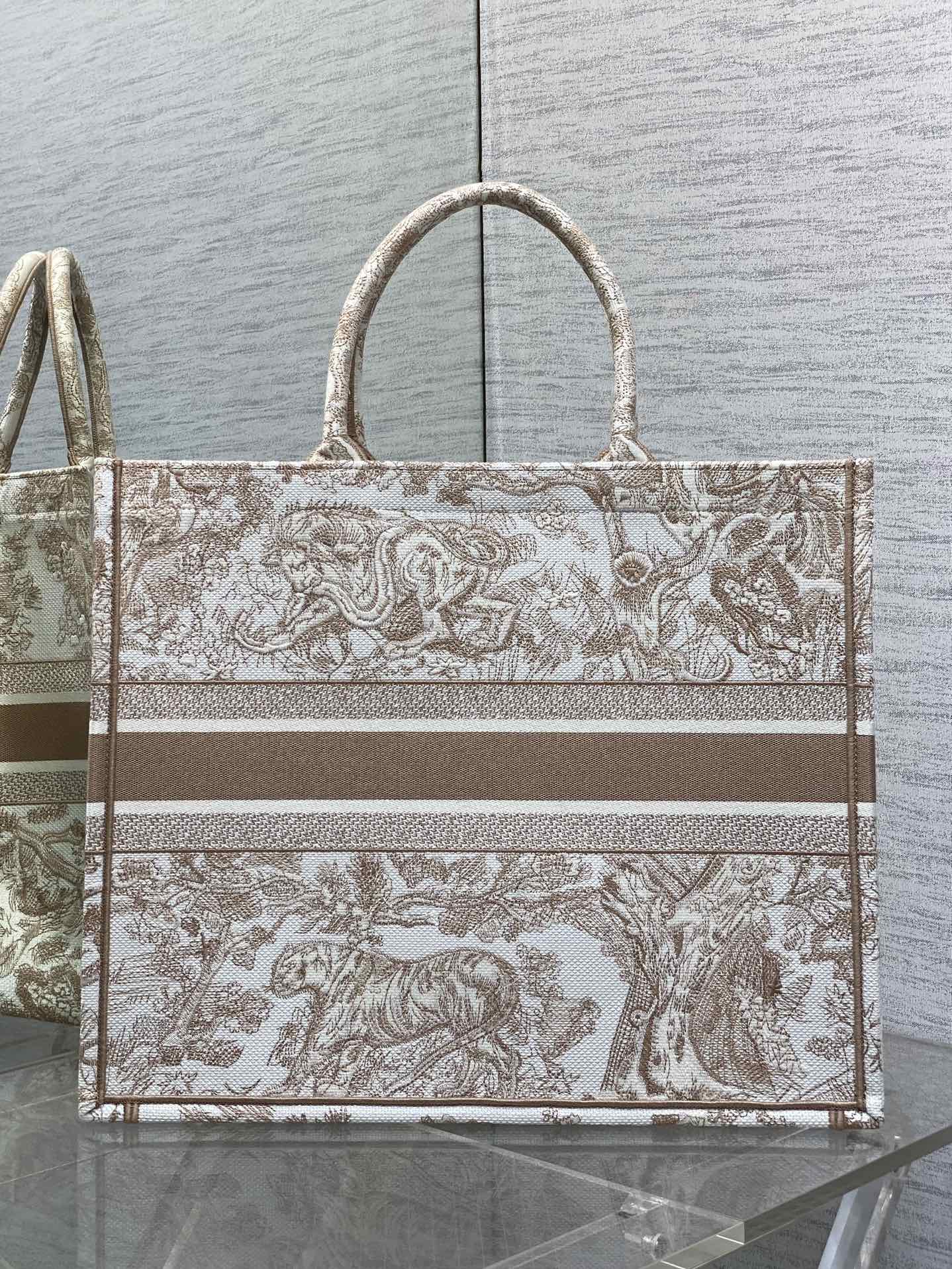 大得価のレディ ディオール偽物 トート ハンドバッグ 本革 レザー プリント シンプル 杏色_2