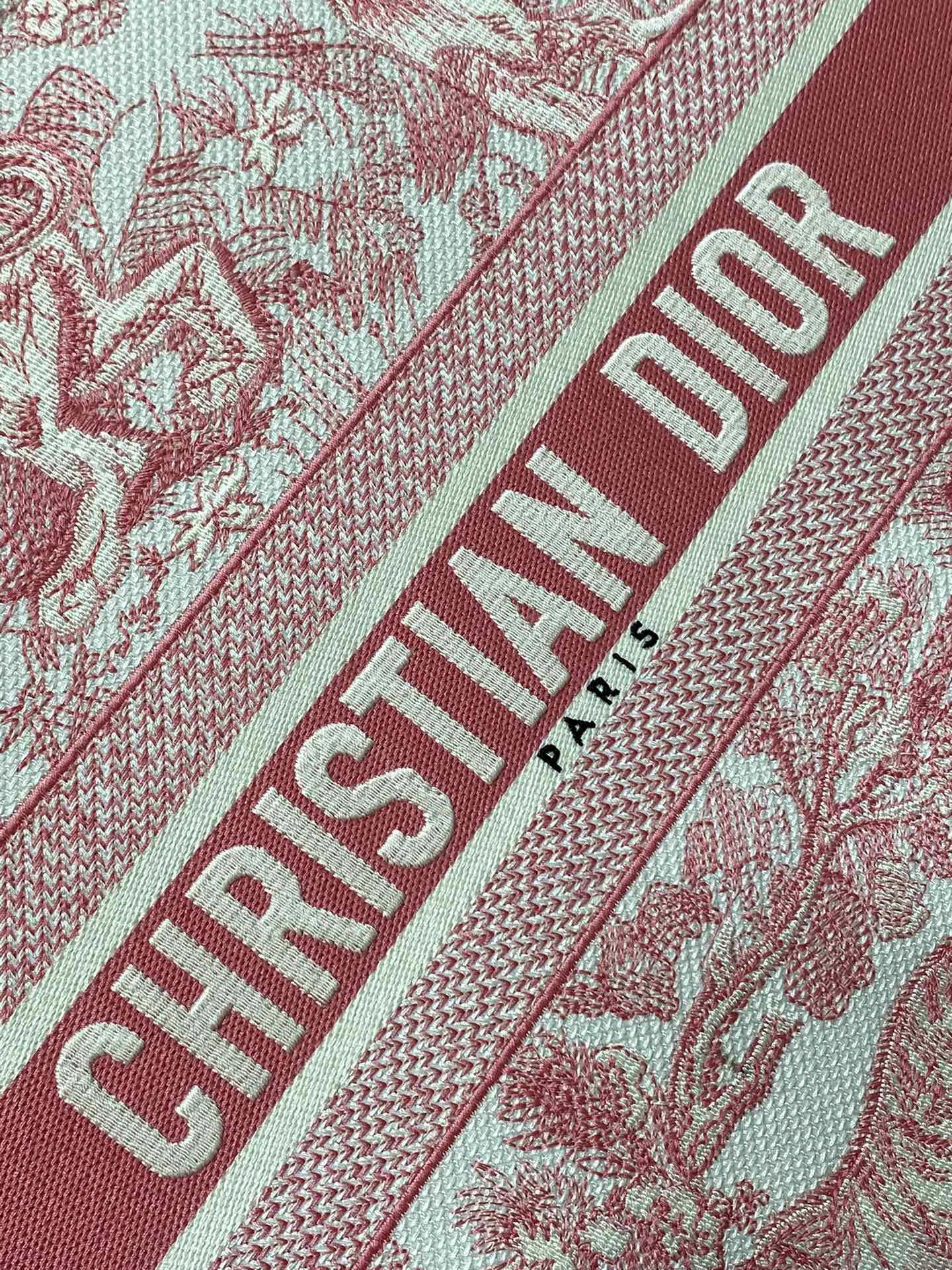 大得価のdior ショルダー バッグ激安通販 トート ハンドバッグ 本革 レザー プリント シンプル レッド_8