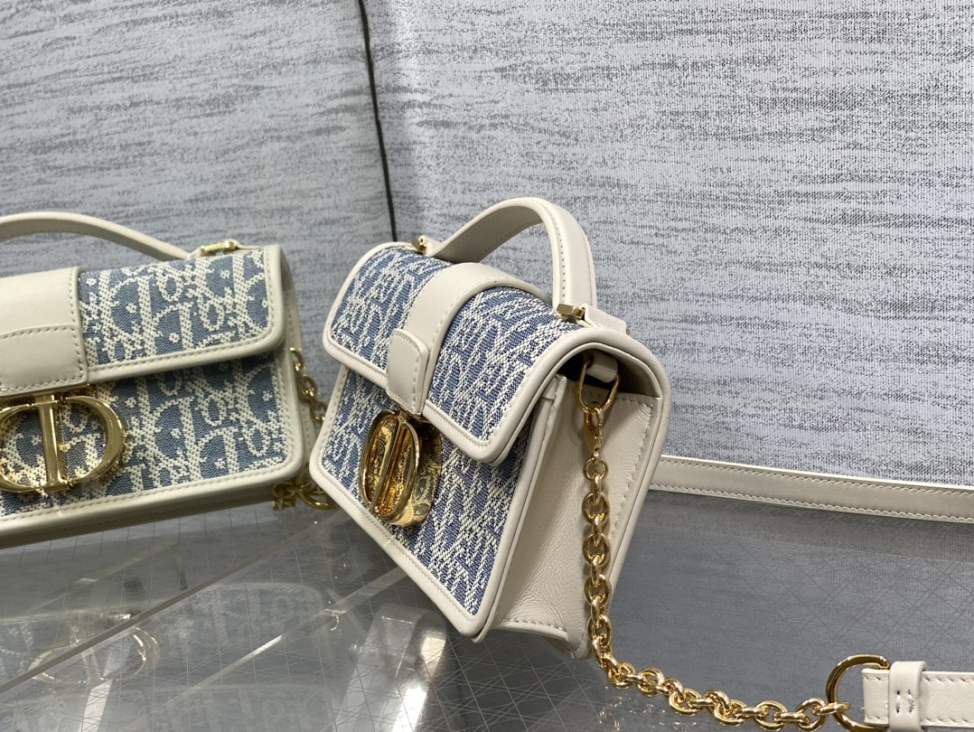 dior カバンスーパーコピー 優雅レディ 斜め掛けバッグ 本革 レザー ミニ 日常 ブルー_4