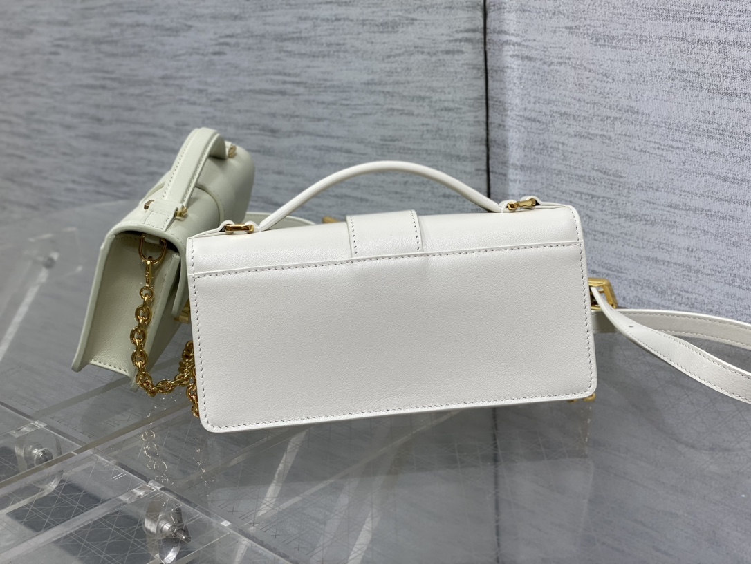 dior レディ バッグスーパーコピー 優雅レディ 斜め掛けバッグ 本革 レザー ミニ 日常 ホワイト_2