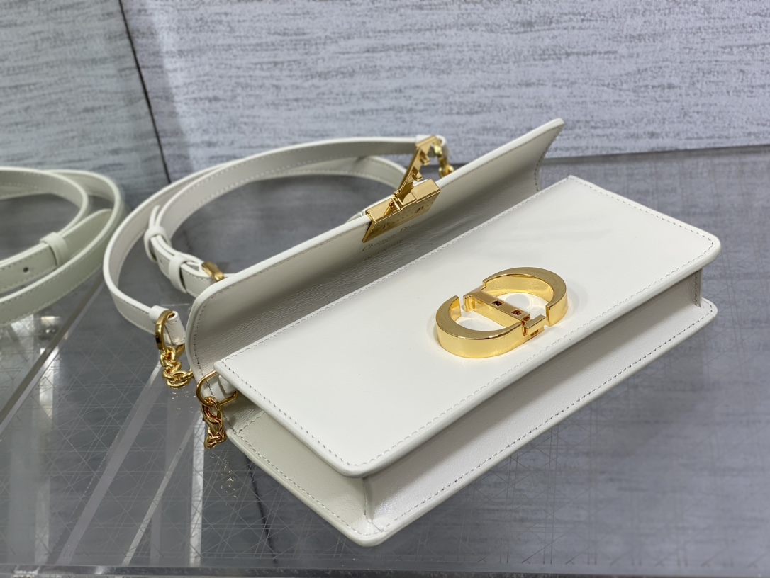 dior レディ バッグスーパーコピー 優雅レディ 斜め掛けバッグ 本革 レザー ミニ 日常 ホワイト_3