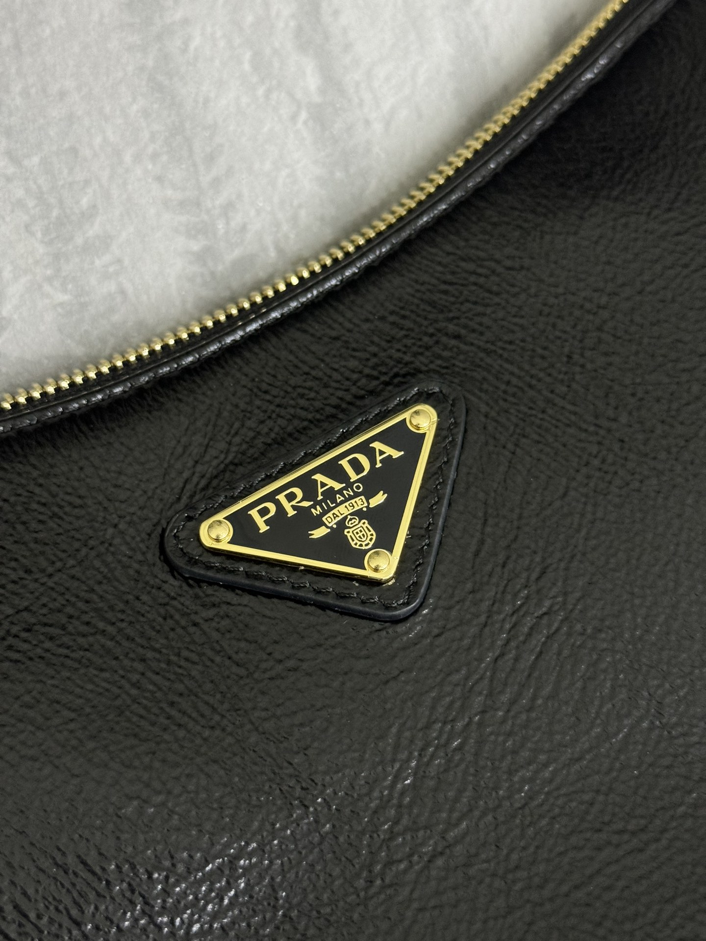 プラダバッグ 種類コピー 人気商品 ハンドバッグ Hobo 牛革 レザー 柔らかい 1BC229 ブラック_8