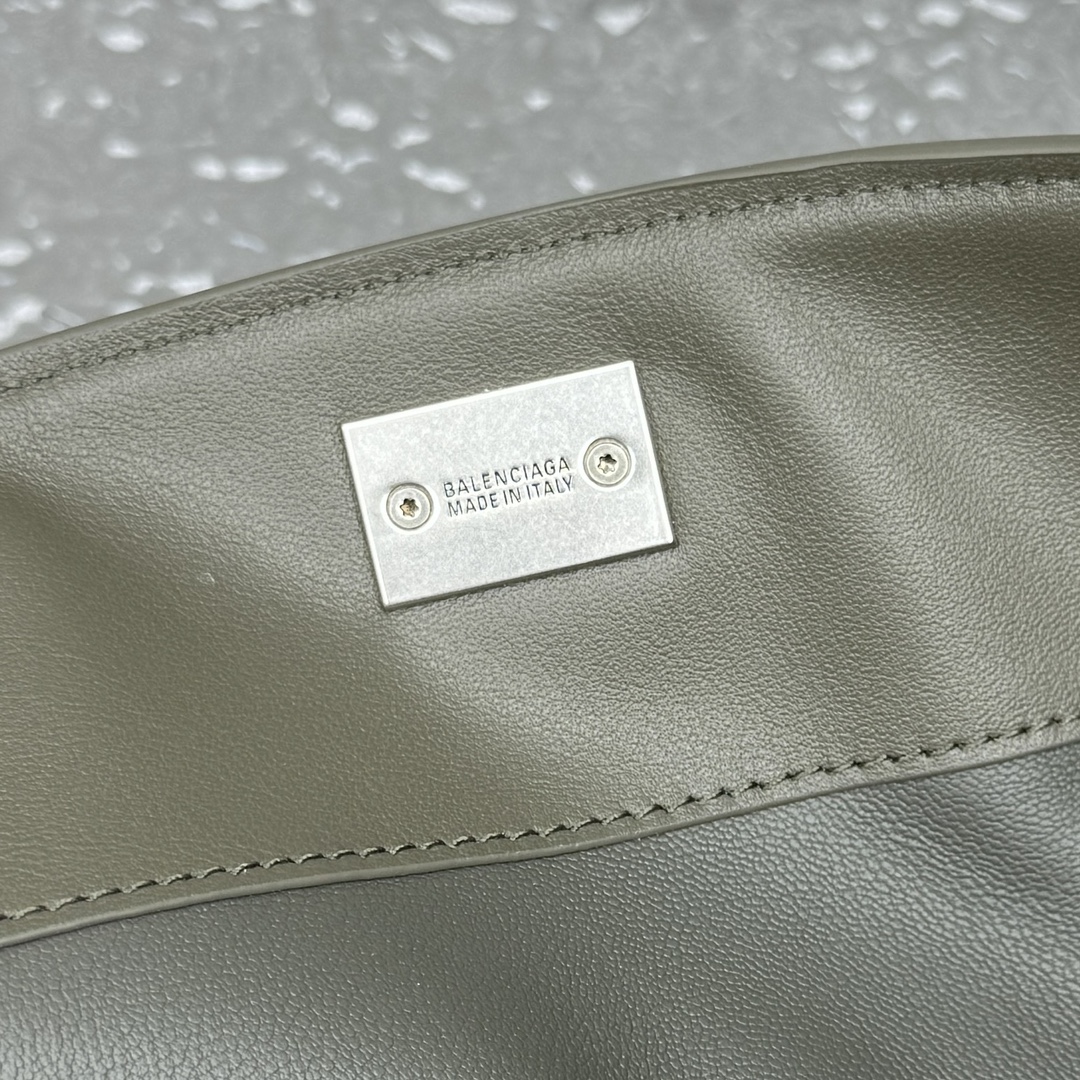 新作品 balenciaga バッグ激安通販 本革 レザー ハンドバッグ 大容量 92866 グレー_8