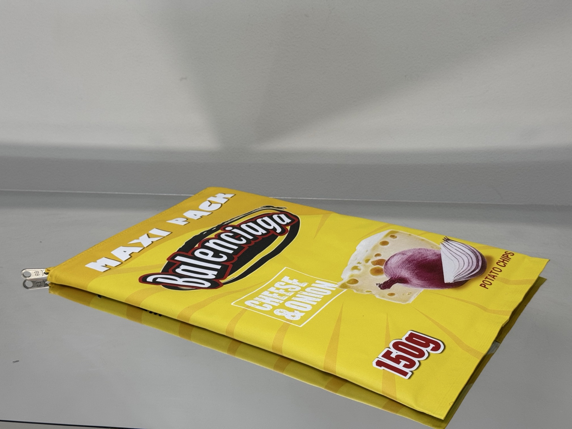 バレンシアガ ヘアピンコピー ポテトチップバッグ 柔軟 ファッション感 0001 イエロー_5