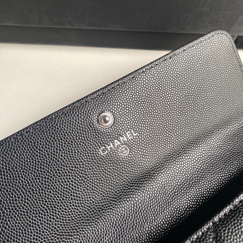 最新商品 chanel 長 財布コピー 牛革 カート収納 長い 実用 シンプル ブラック_9