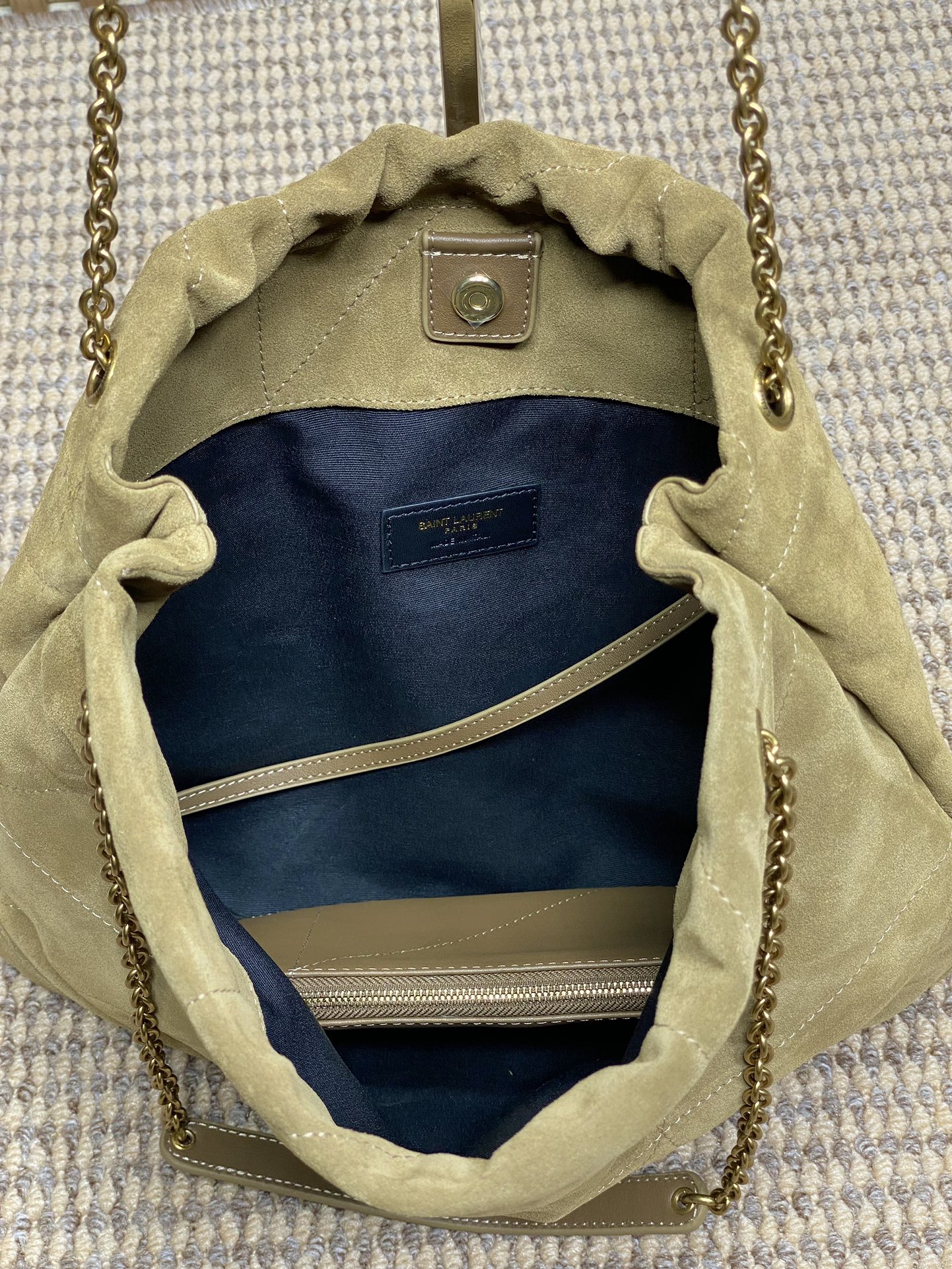 サン ローラン バッグスーパーコピー 斜め掛けバッグ 日常用 柔らかい 781666 イエロー_6
