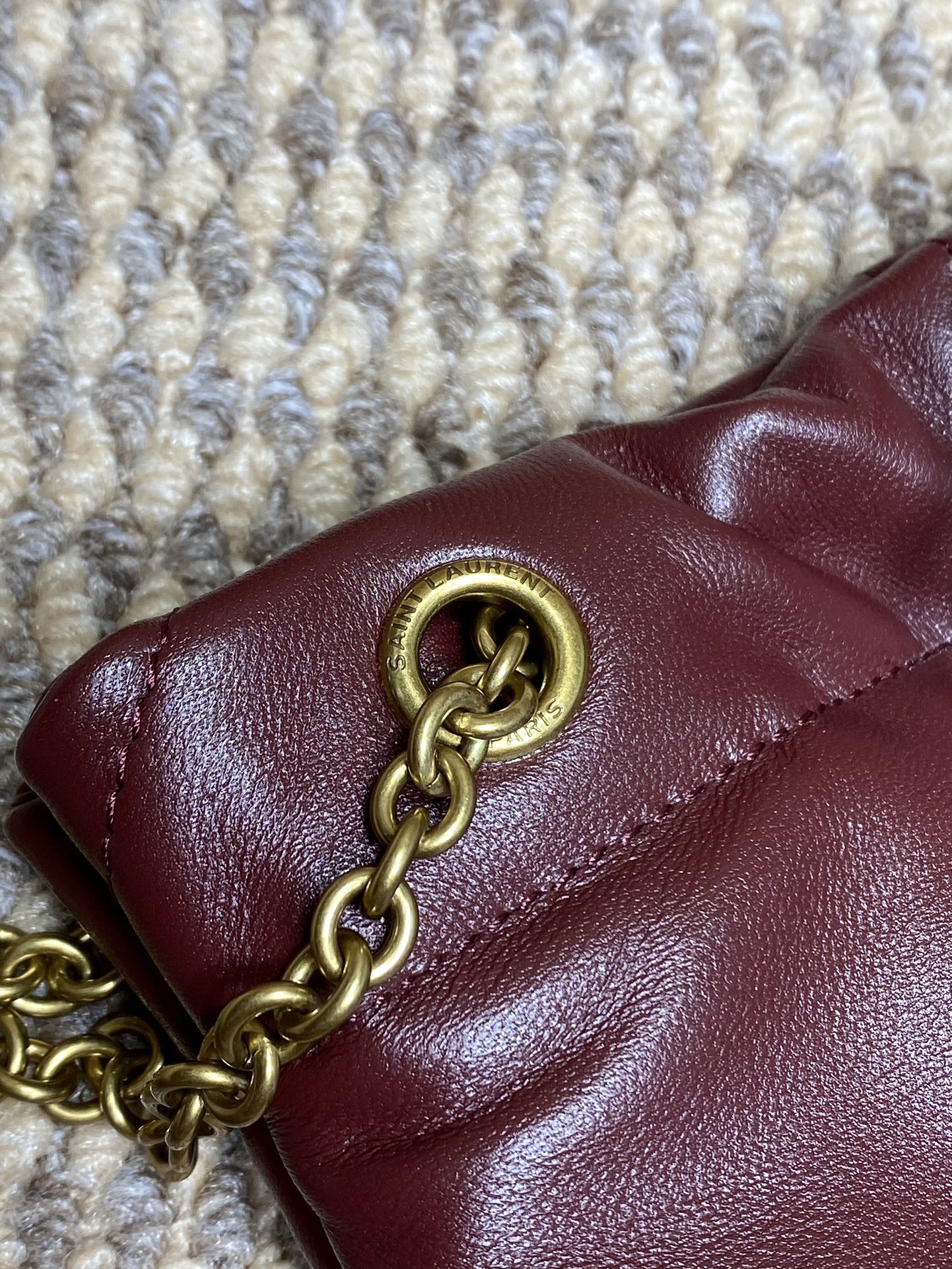 ysl バッグ激安通販 レザー 斜め掛けバッグ 日常用 柔らかい 781666 レッド_3